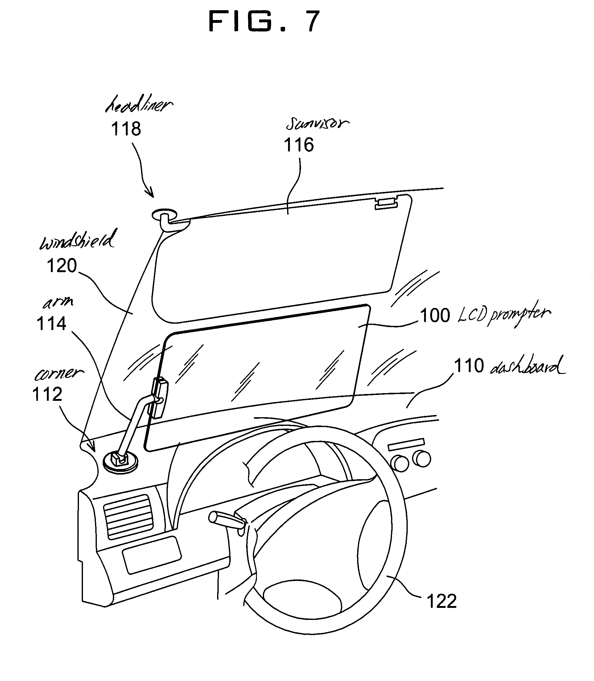 {Auto cockpit beschreibung
24} Patent US7413233 - Vehicle sun visor with auto-shading prompter ... | {Auto cockpit beschreibung
24}