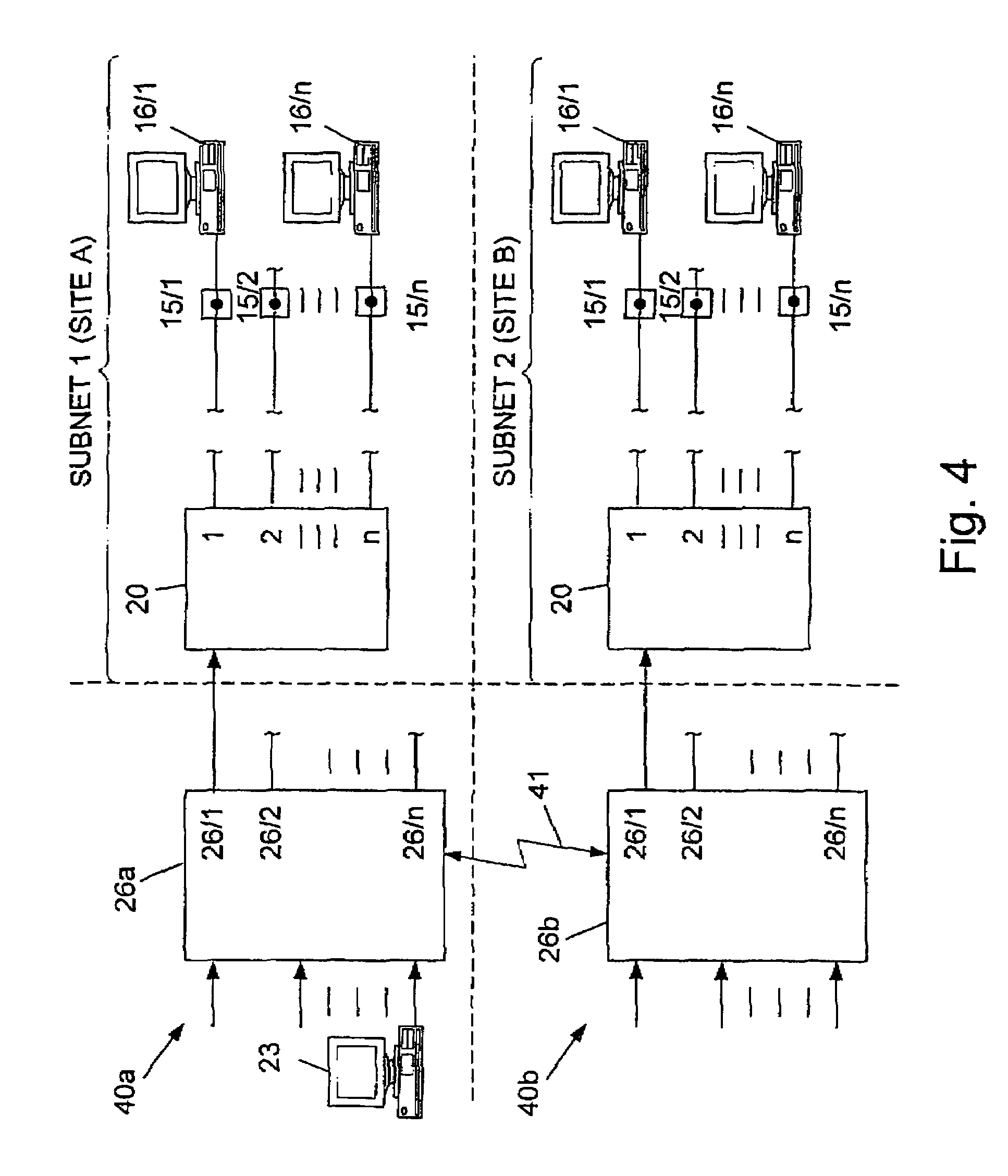 Patent US7684416 - System for automatically identifying the physical