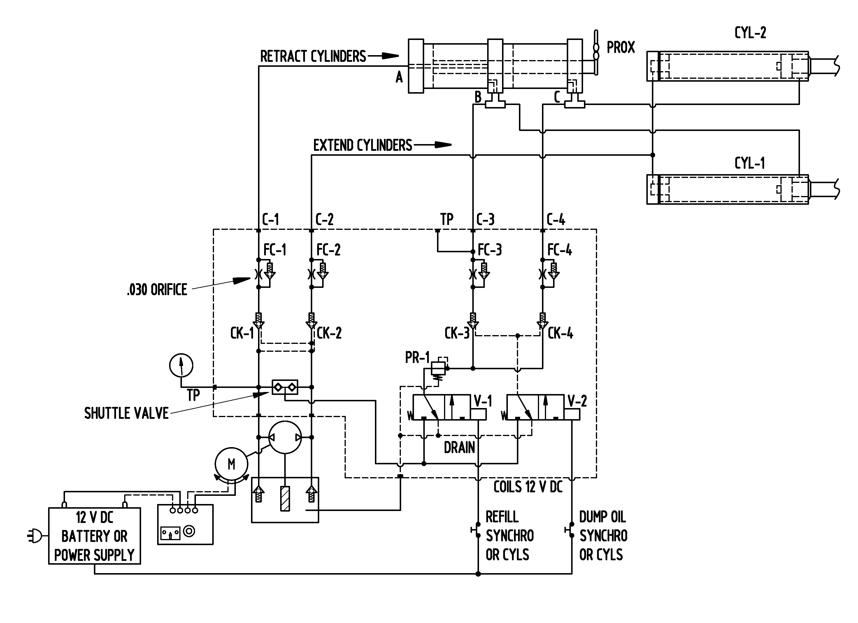 cylinder lift assembly hydraulic Hydraulic US7926410 Patent for circuit synchronized horizontal cylinder lift assembly hydraulic Hydraulic US7926410 Patent for circuit synchronized horizontal