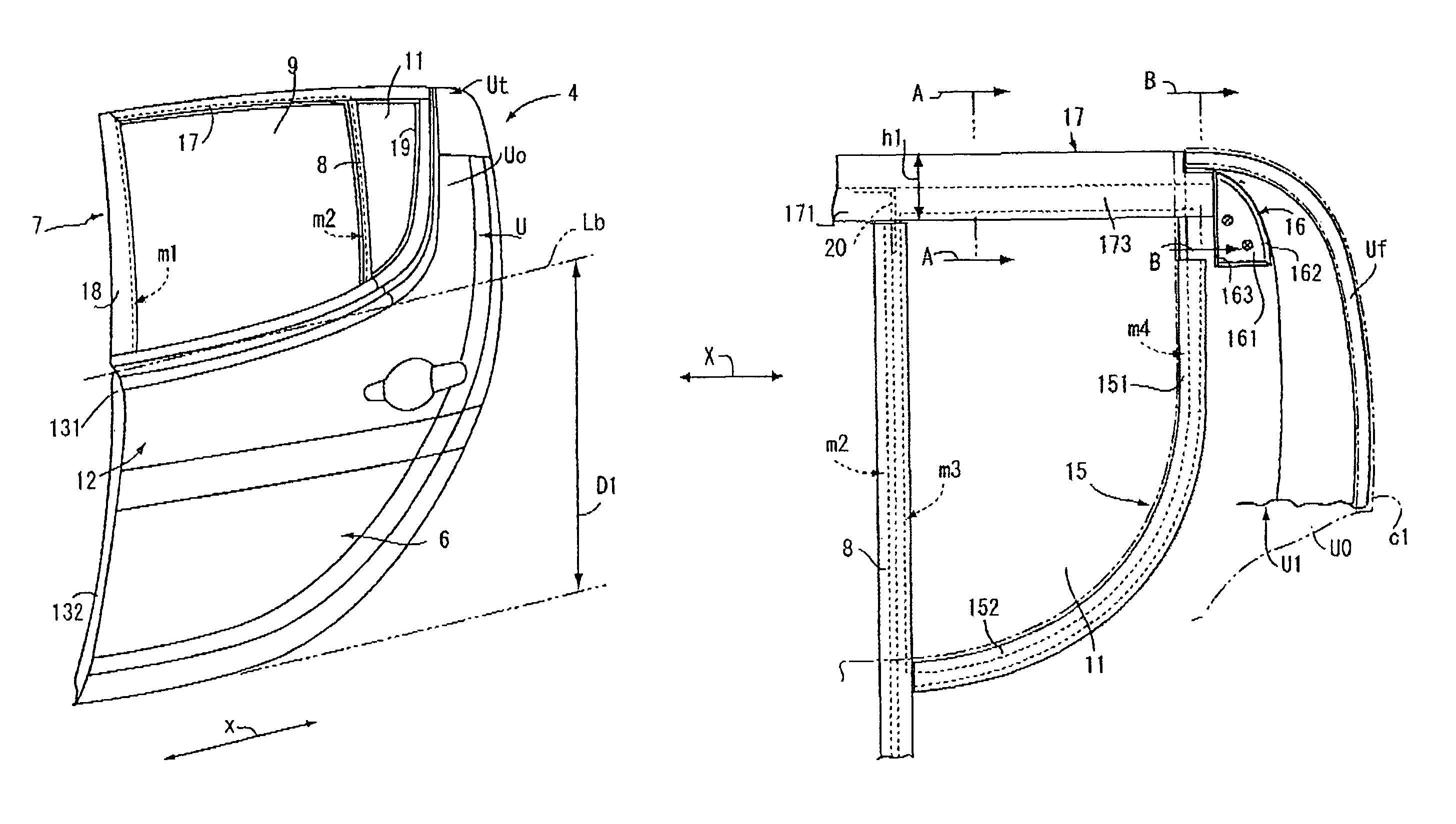 Inside Car Door Diagram