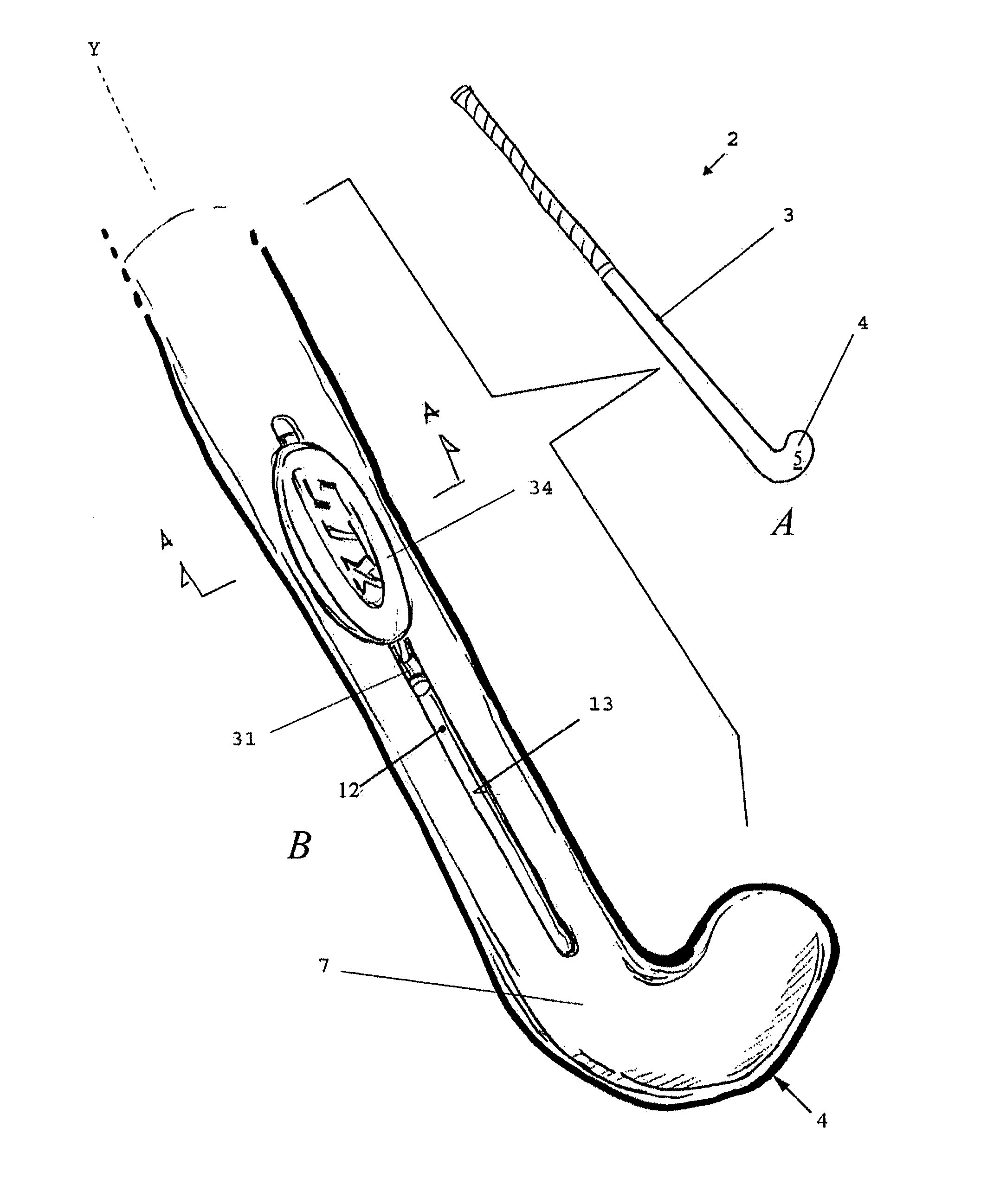 Patent US8182376 Adjustable weighted field hockey stick Google Patents