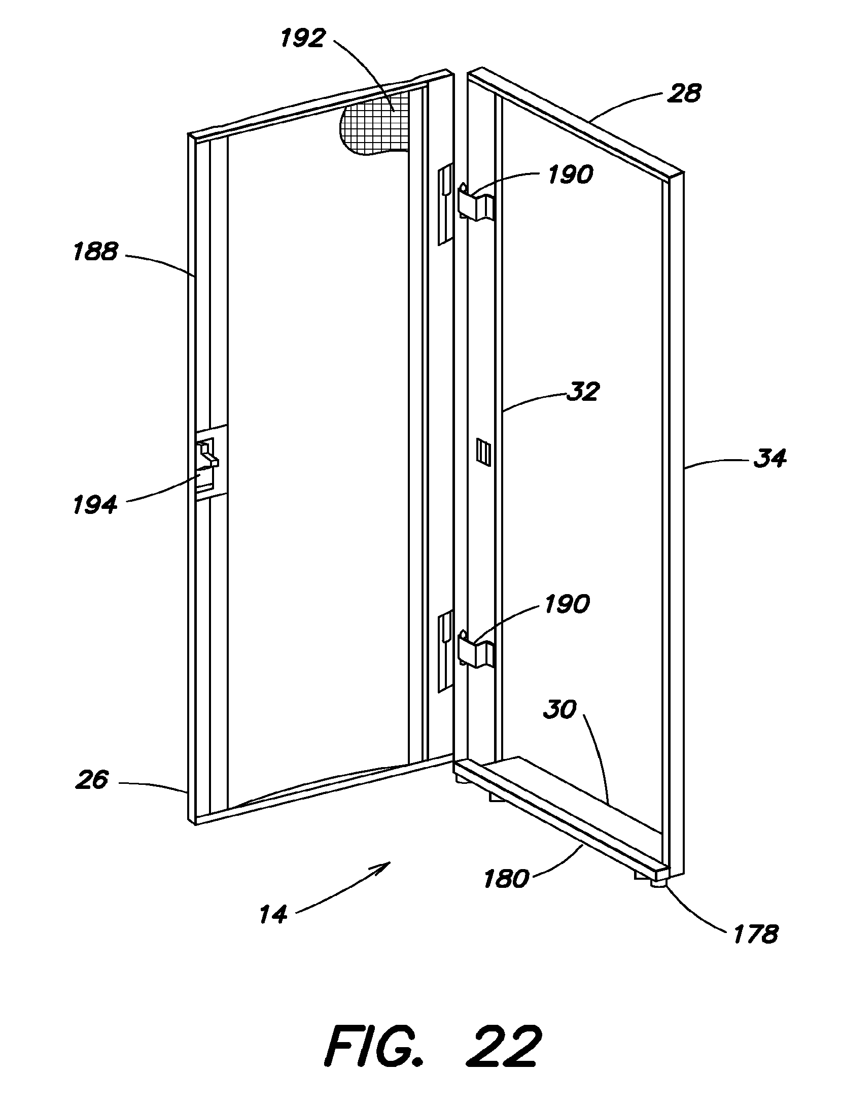 equipment enclosure kit and assembly method