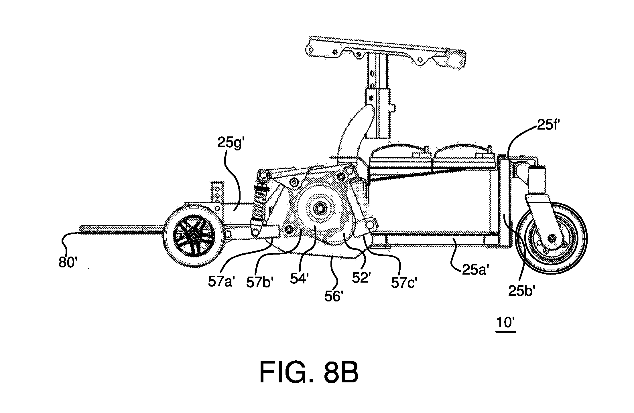 Patent US8292010 Powered wheelchair configurations and related