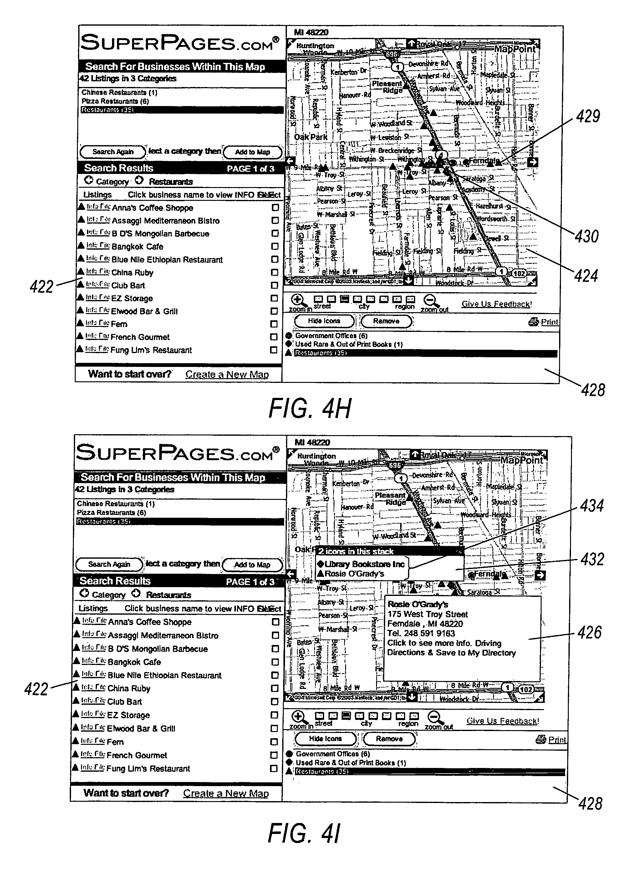 hierarchial category index navigational system