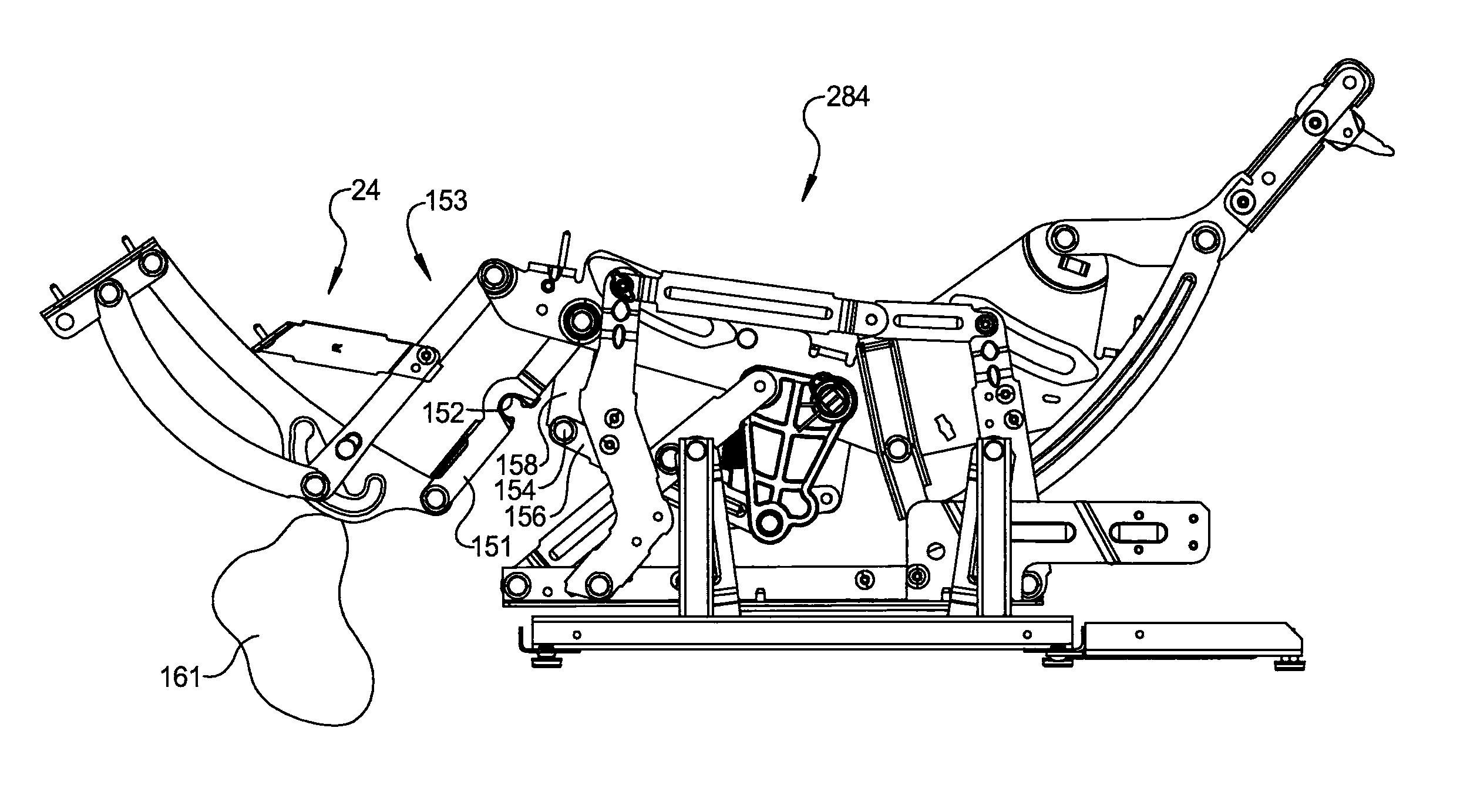 Recliner Chair mechanism чертеж