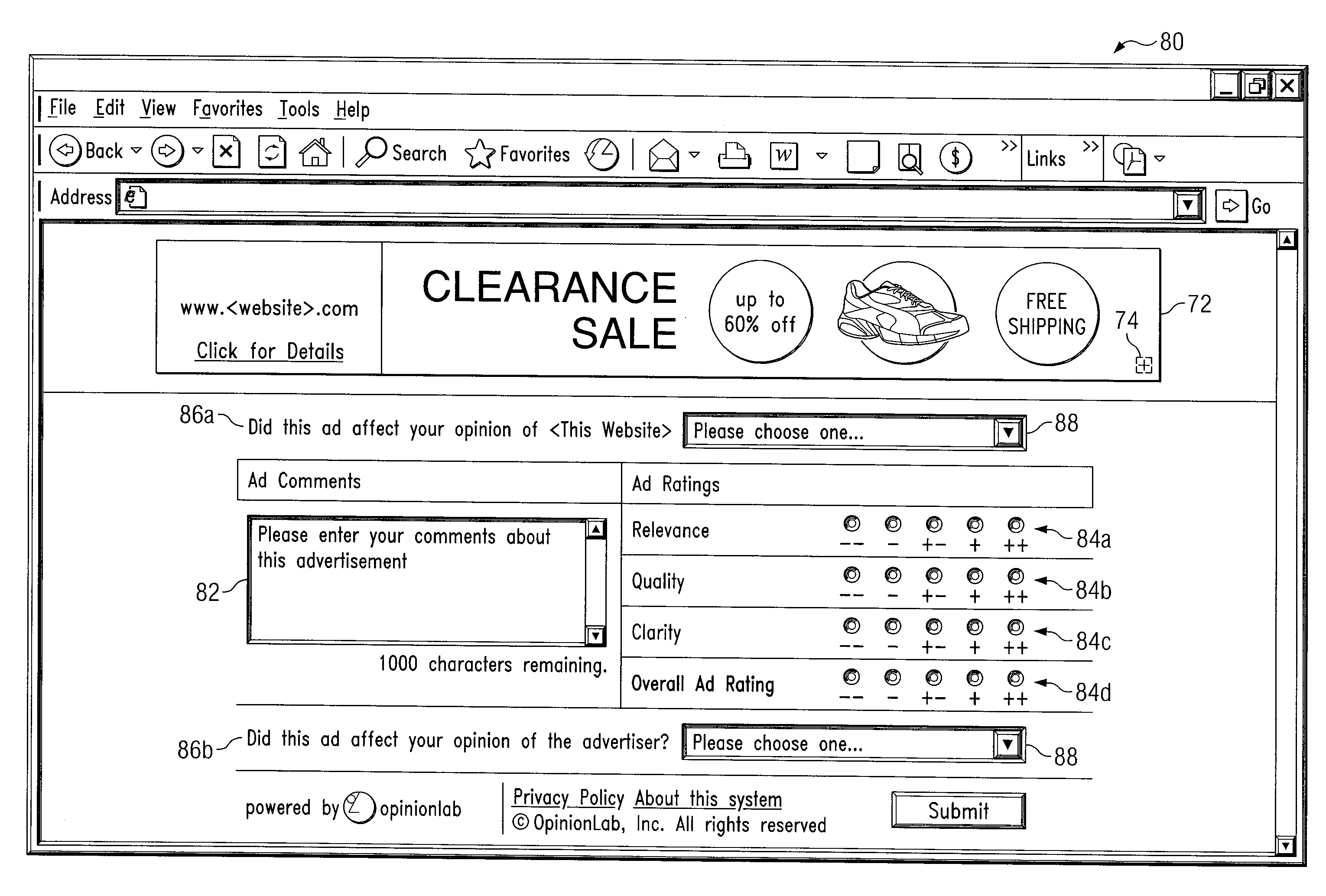 Patent US8775237 - System and method for measuring and reporting user