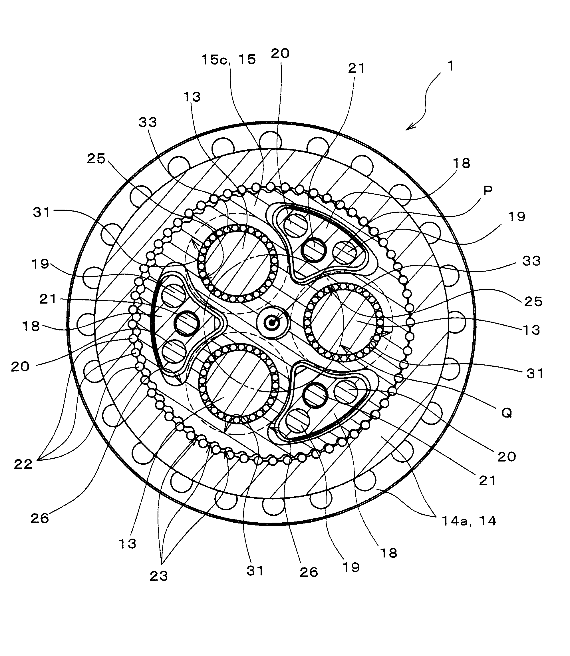 eccentric speed reducer