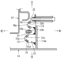 WO2012086314A1 - Rotation lock mechanism for gear - Google Patents