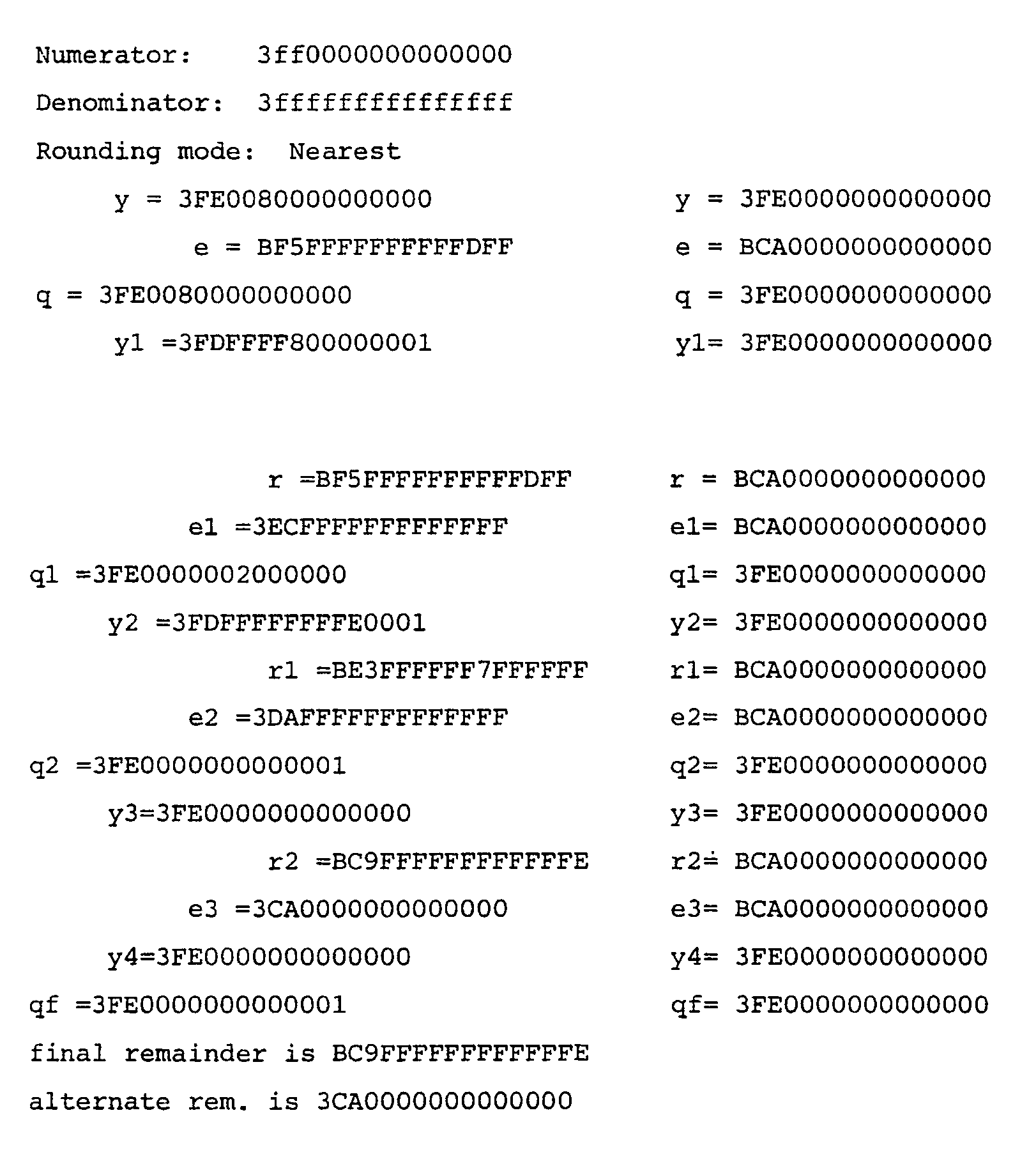 EP0377992A2 - Floating point division method and apparatus - Google Patents