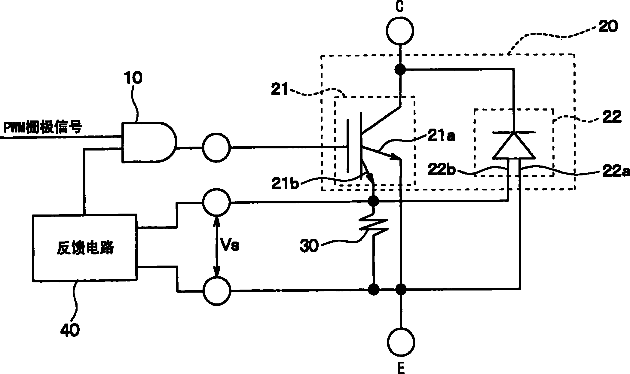 CN101414816B - IGBT having diode-built-in diode and DMOS having  diode-built-in diode - Google Patents