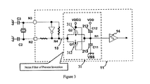 US20050024130A1 - Noise filter for an integrated circuit - Google
