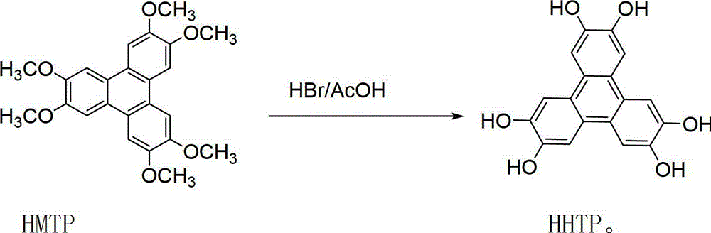 CN103058827A - Preparation method of 2, 3, 6, 7, 10, 11-hexahydroxy ...
