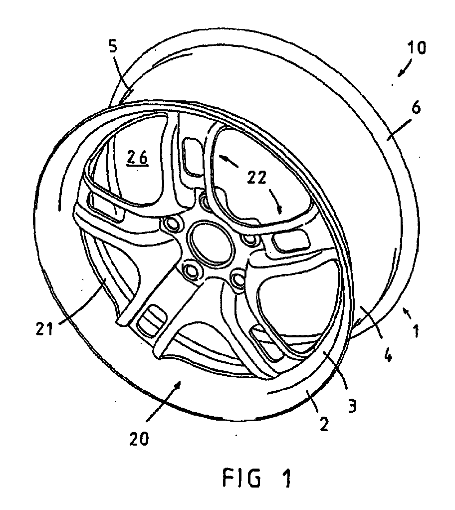 EP1262333A3 - Vehicle wheel, in particular for motor vehicle