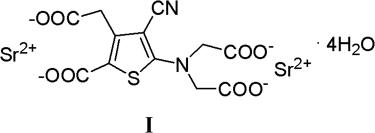 CN102180864A - Preparation method of strontium ranelate - Google Patents