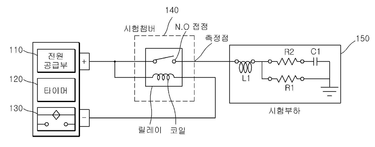 KR101483286B1 - Apparatus for testing chattering of relay - Google Patents