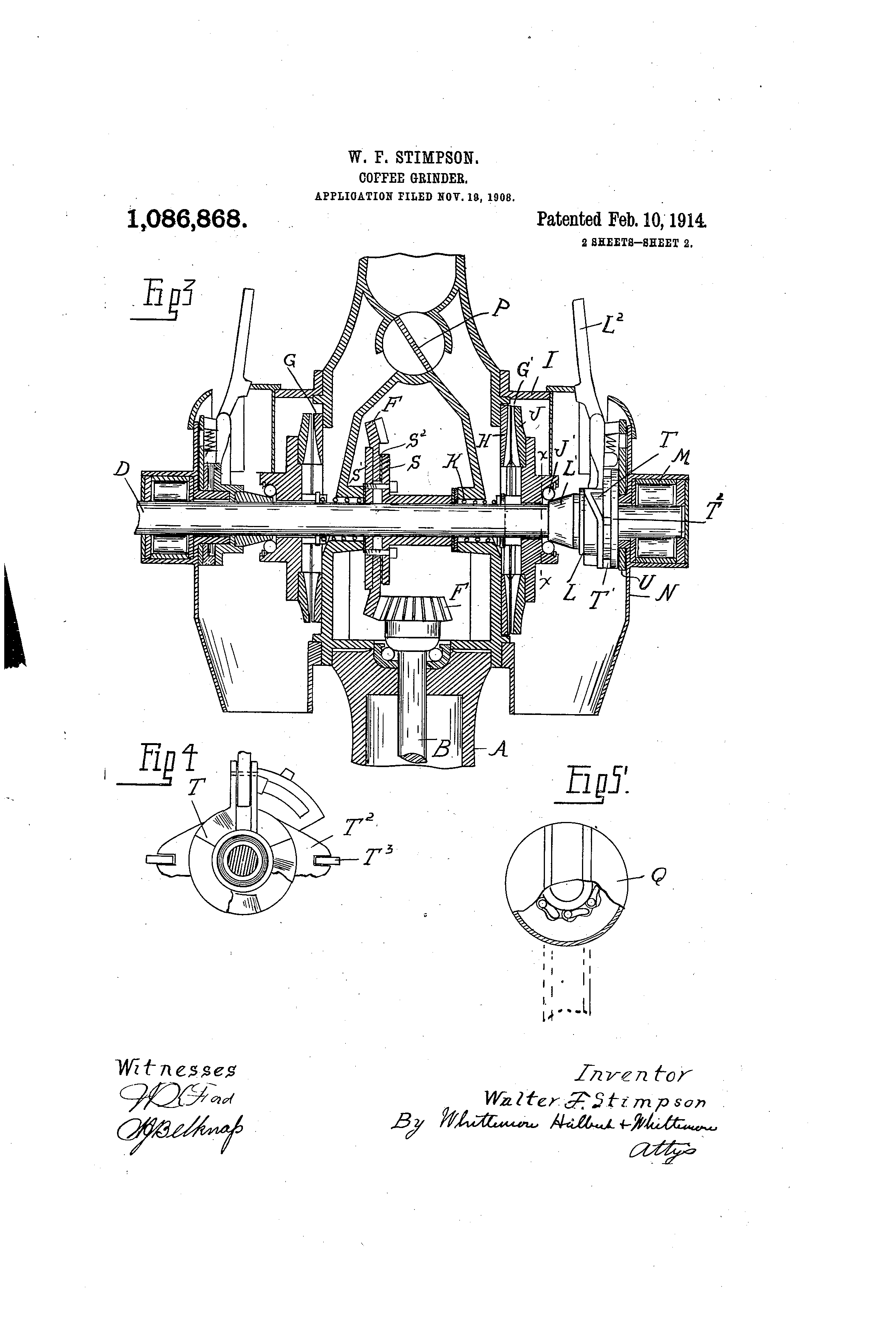 patent-us1086868-coffee-grinder-google-patents