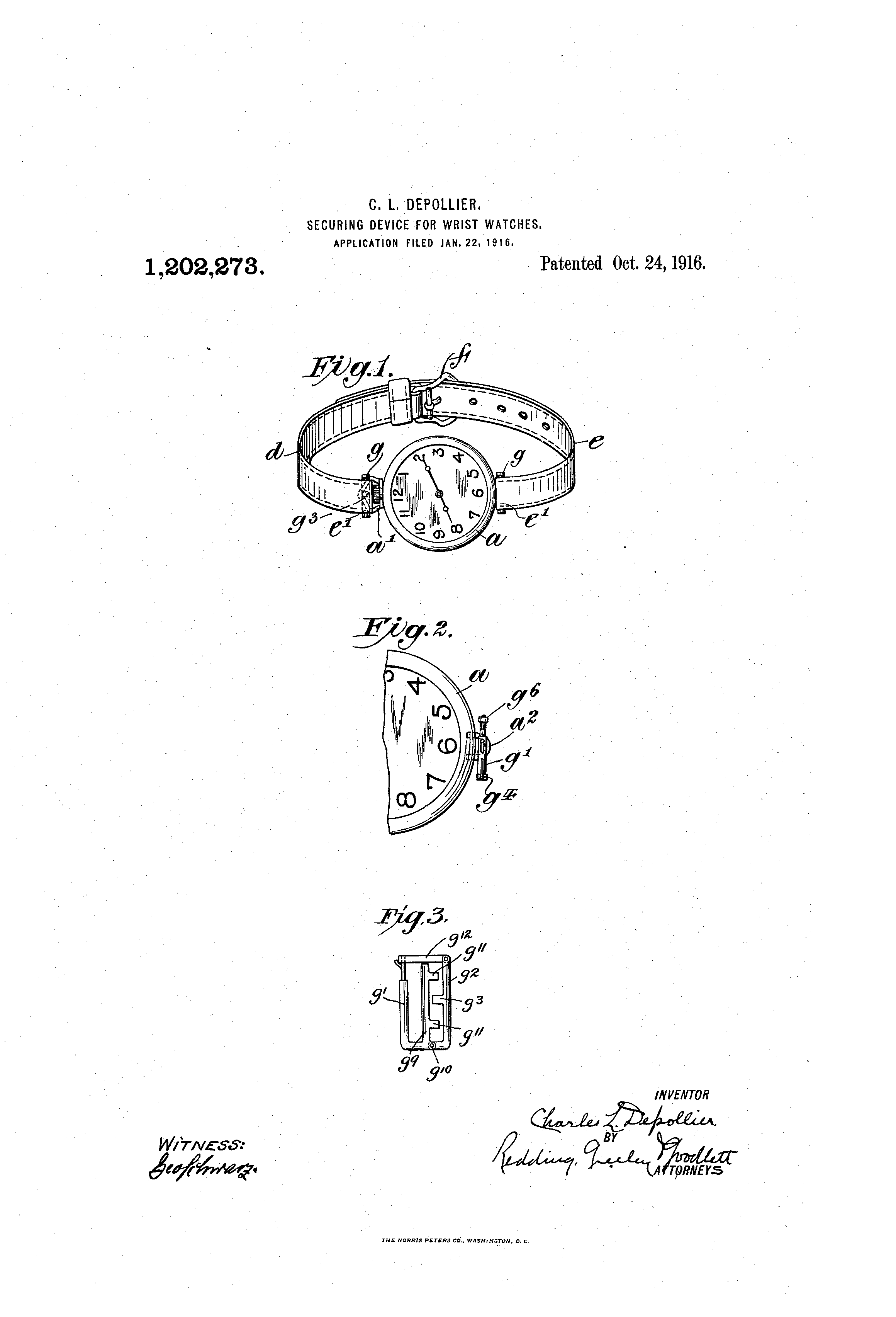 Watch Secure Device For Wrist
