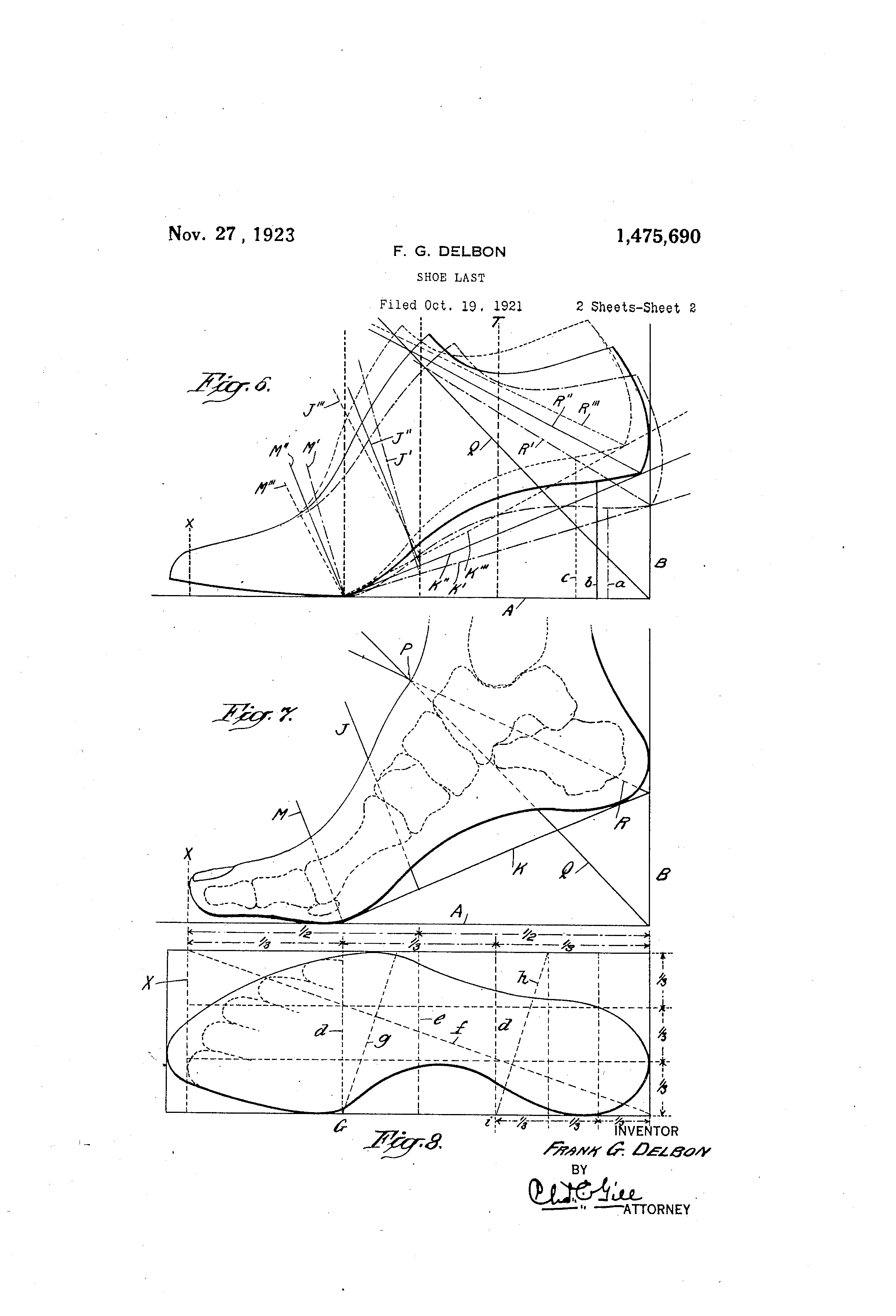 Patent US1475690 Shoe last Google Patents