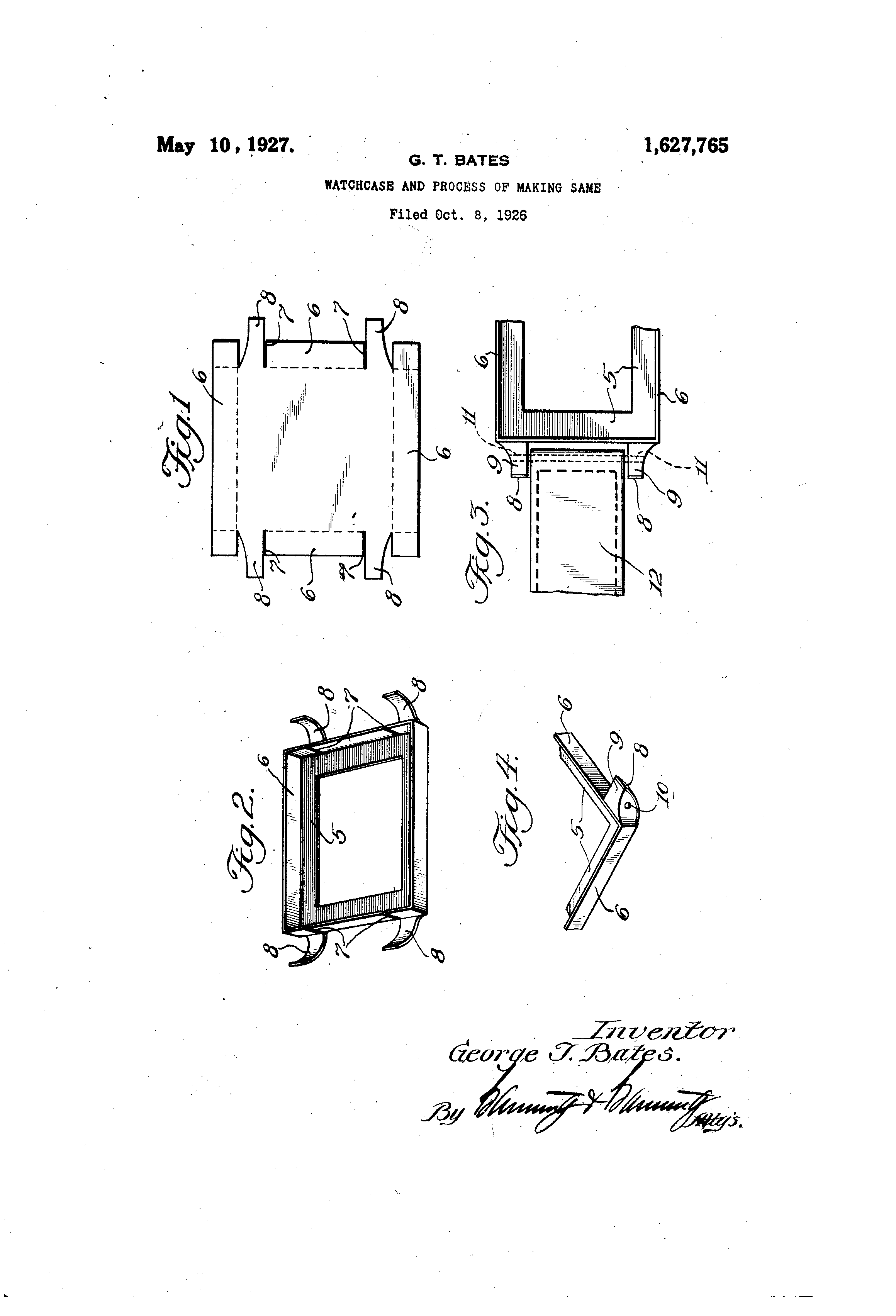 Watch Case And Process Of Make Same