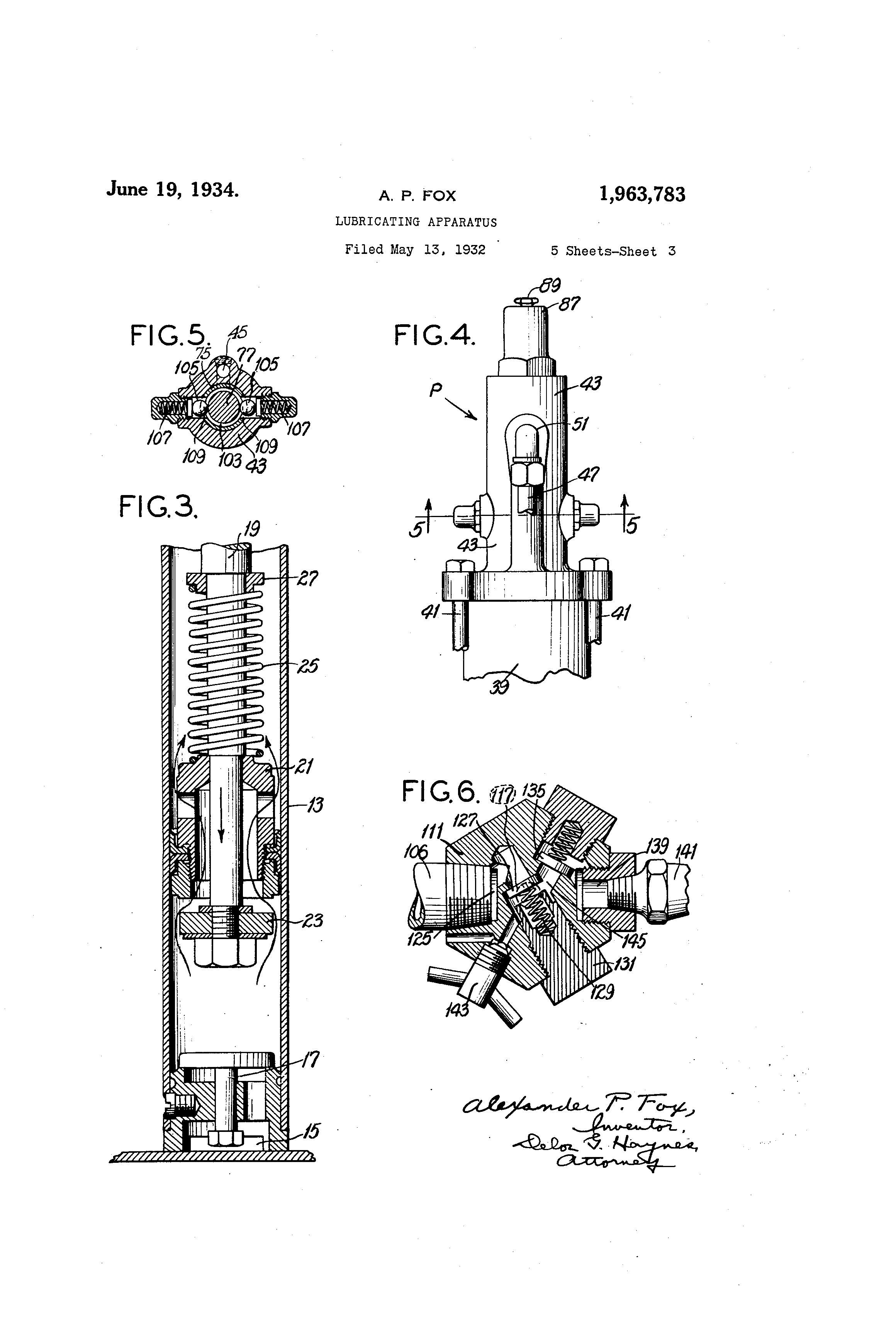 Patent US Lubricating apparatus Google Patents