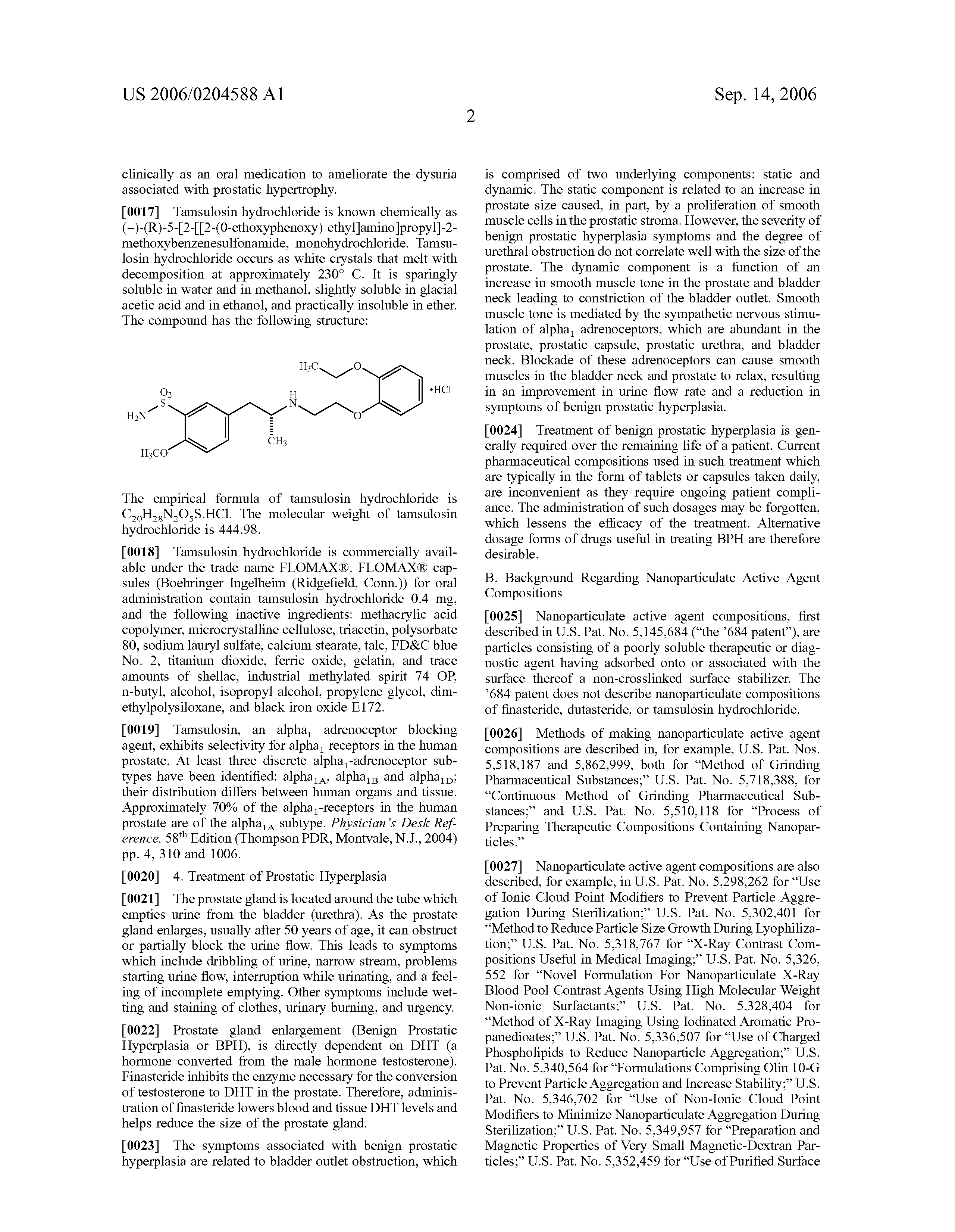 Propecia patent