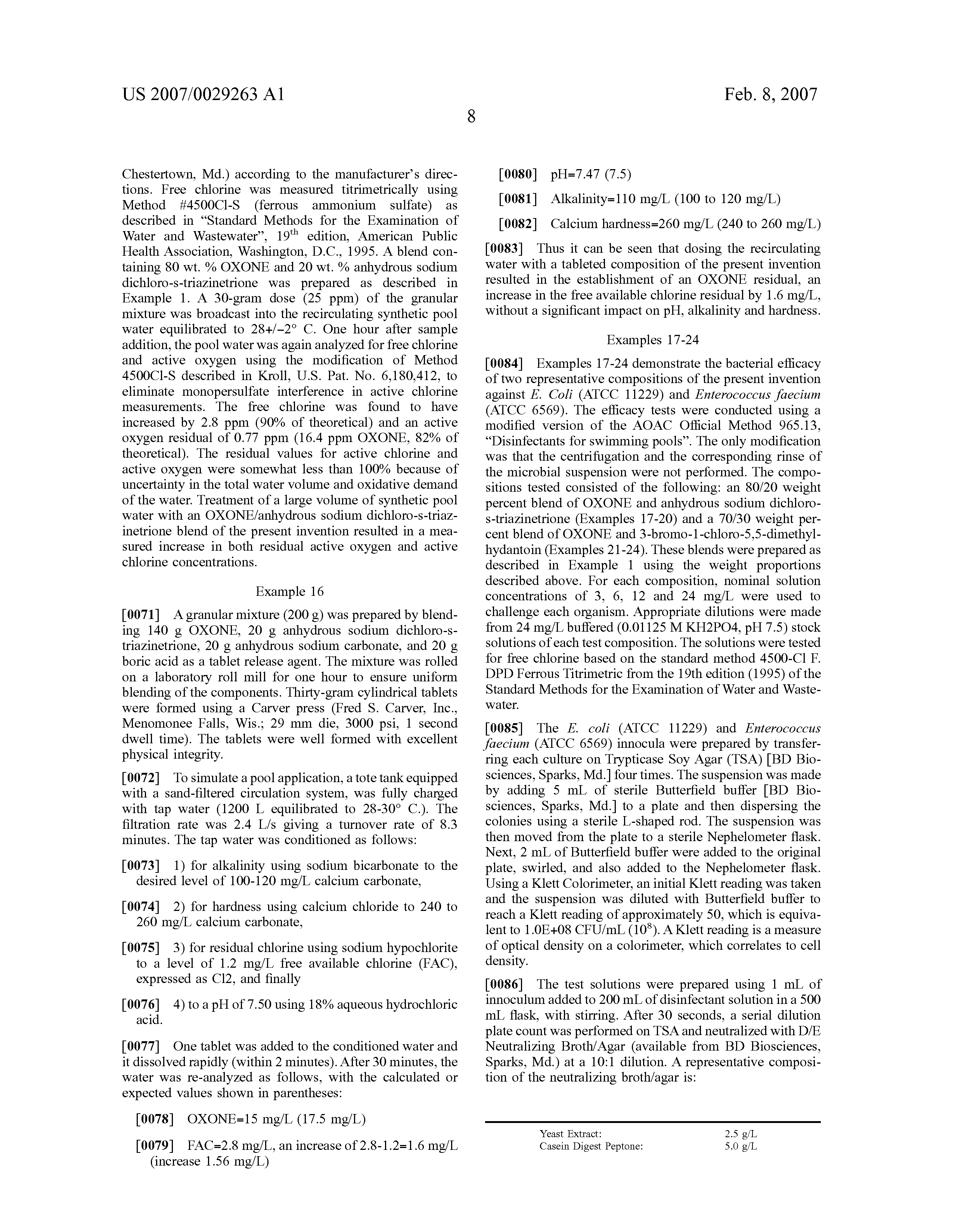 patent us20070029263 multi functional