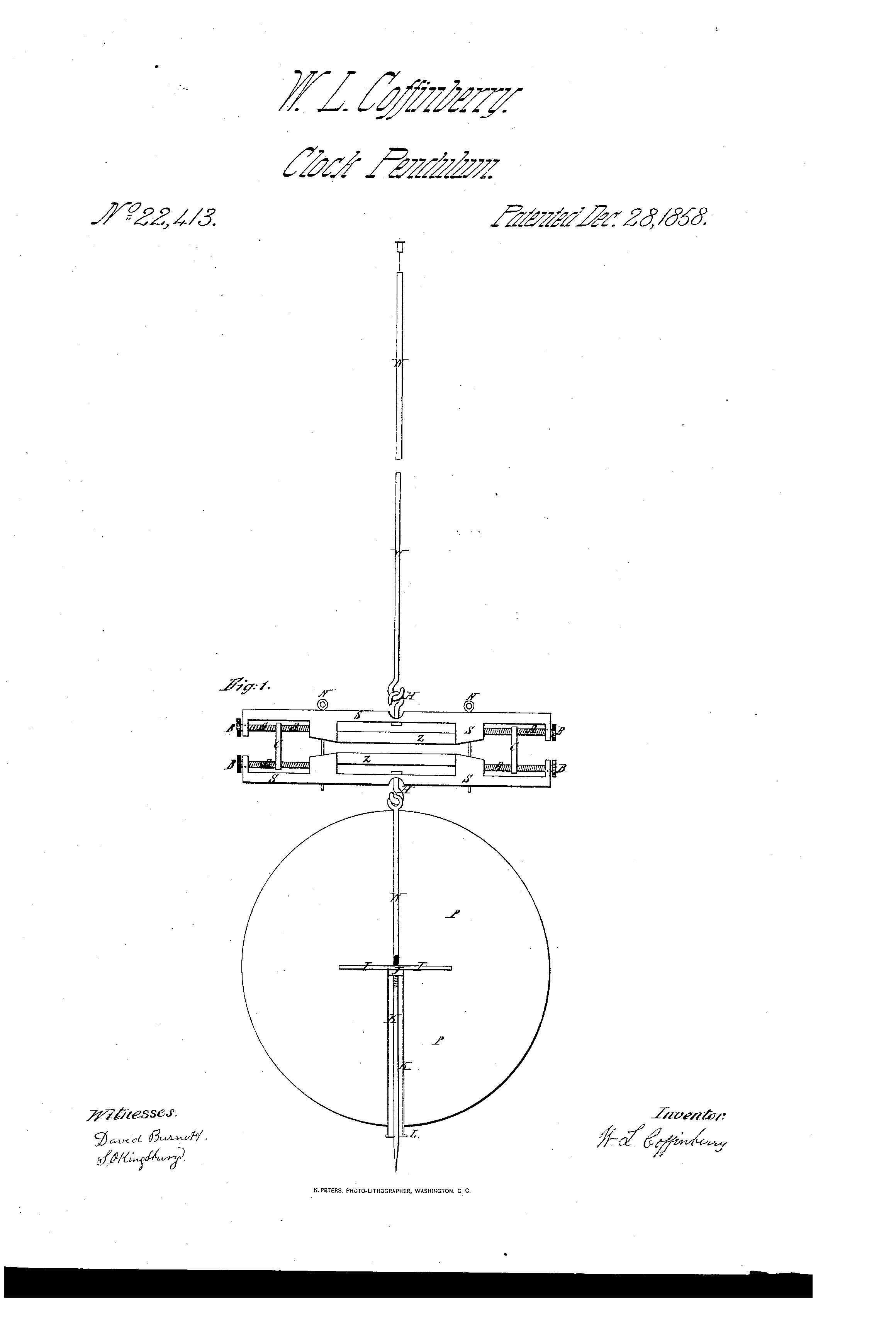 Clock Compensate Pendulum