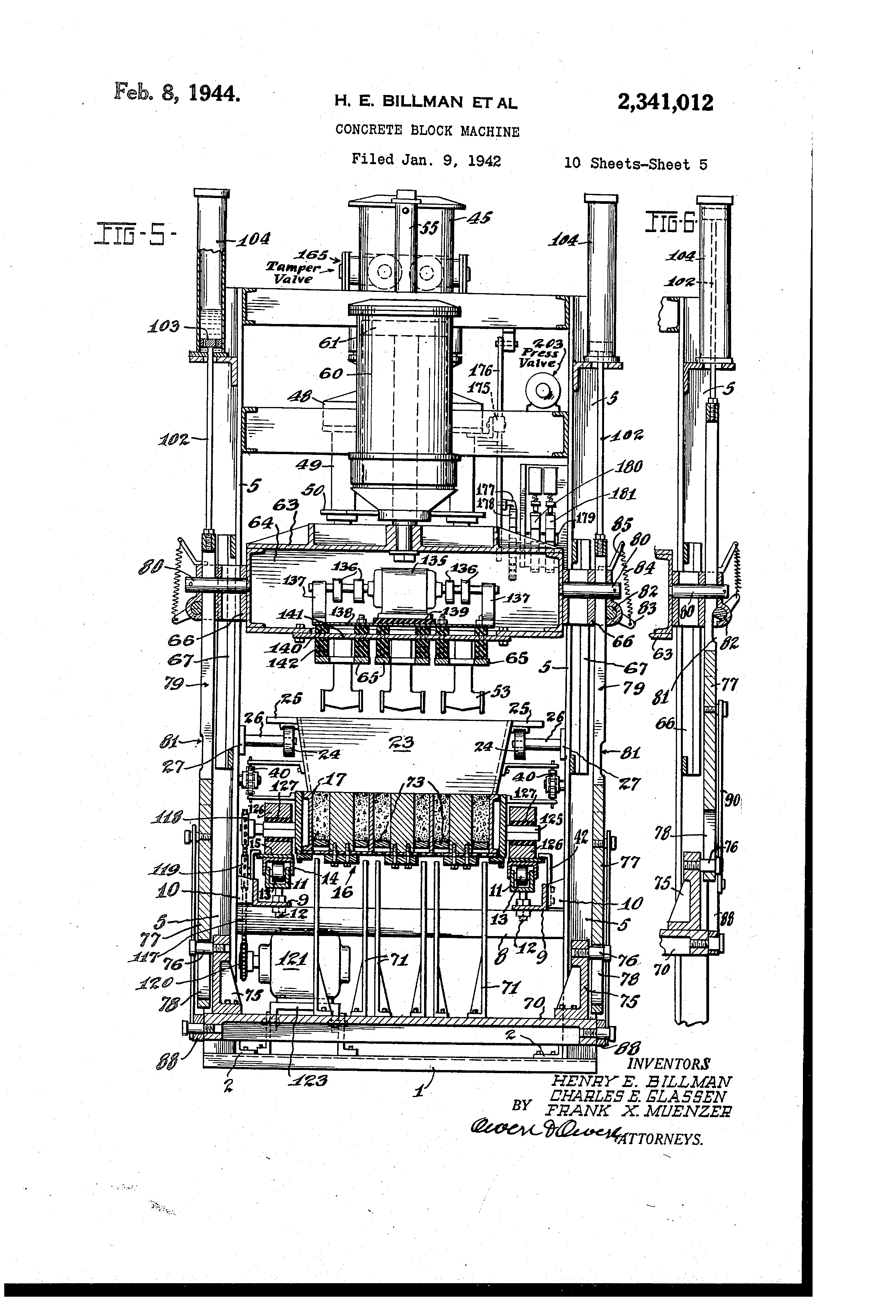 Concrete Block Machine Old Time