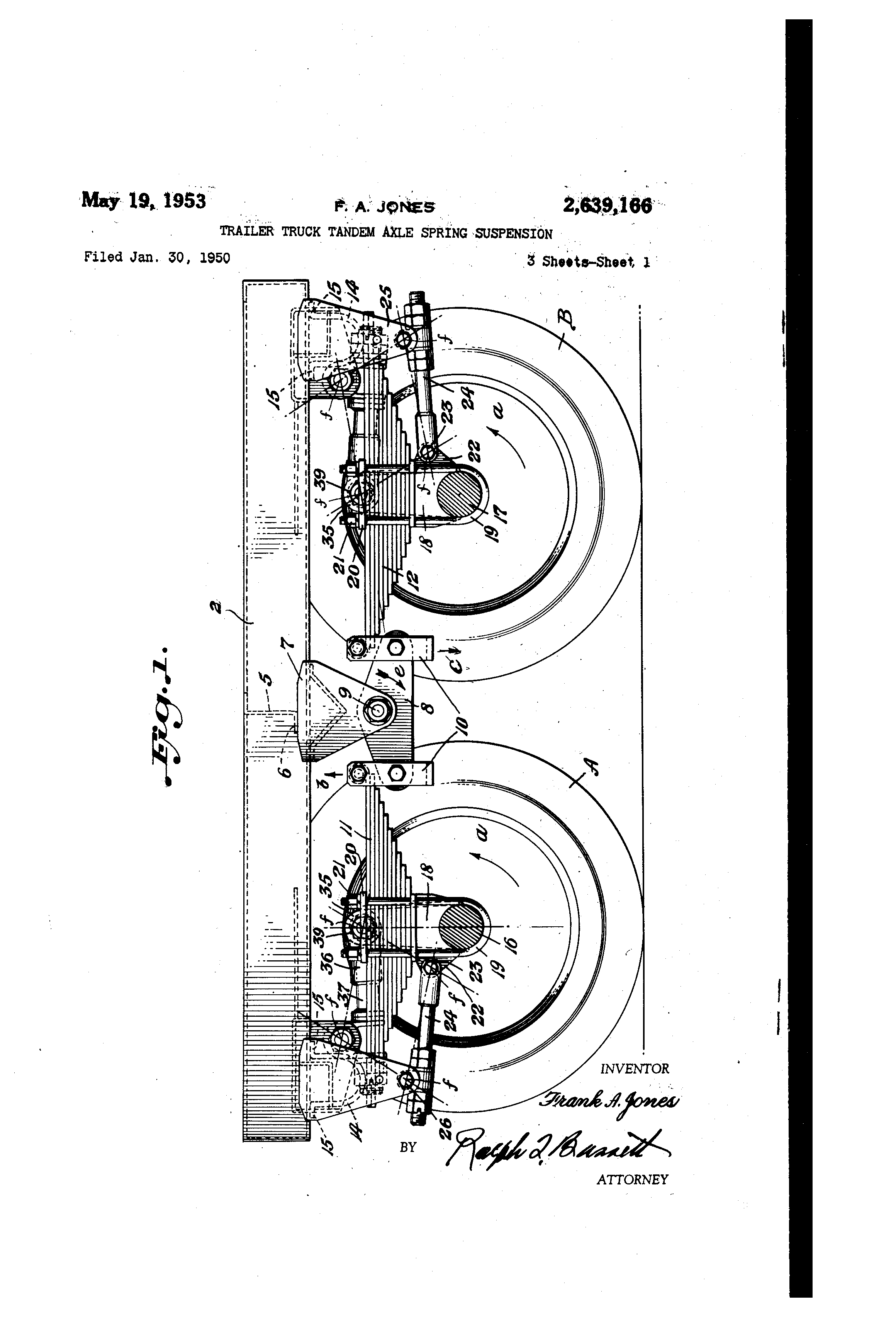 Tandem Axle Trailer Suspension Diagram