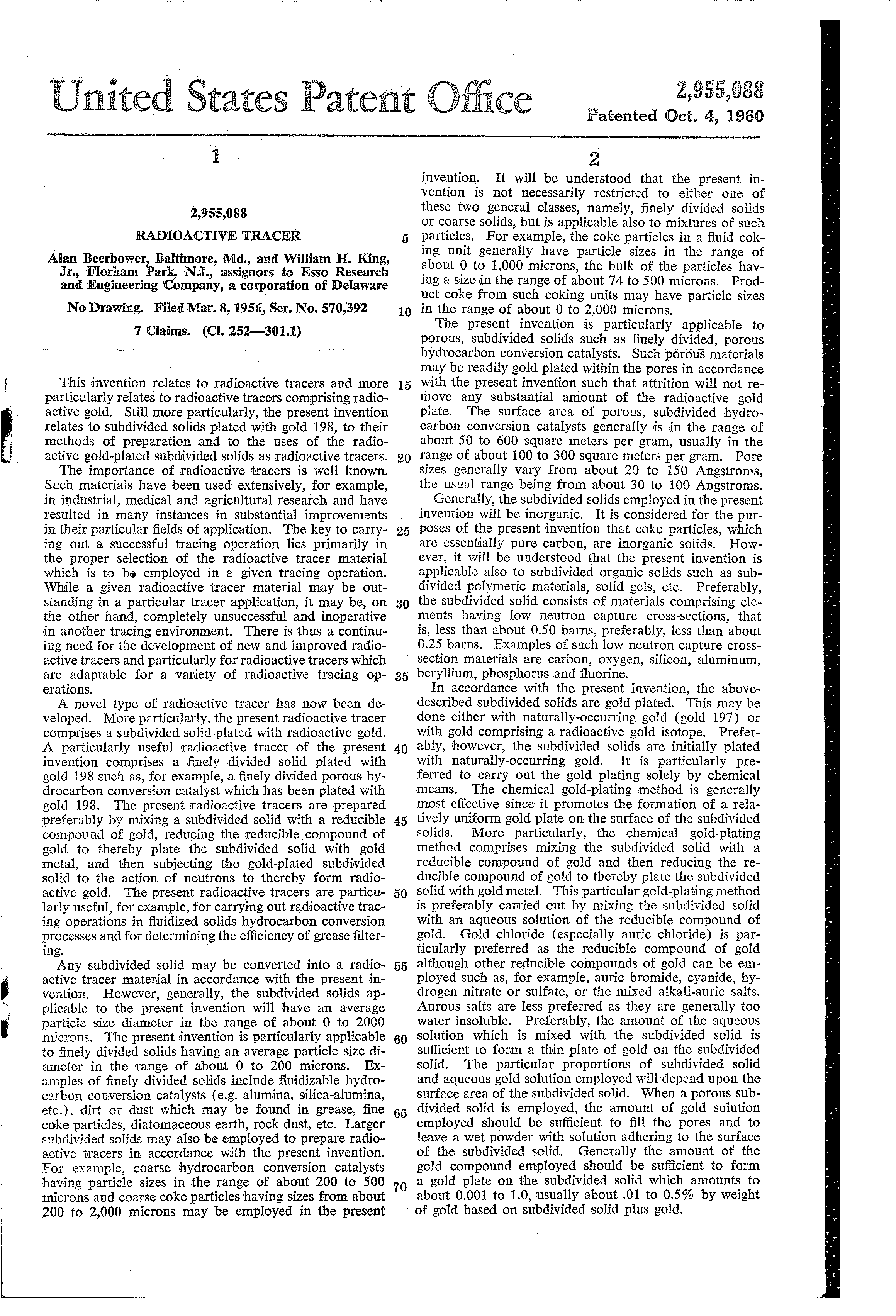 Radiometric dating invention