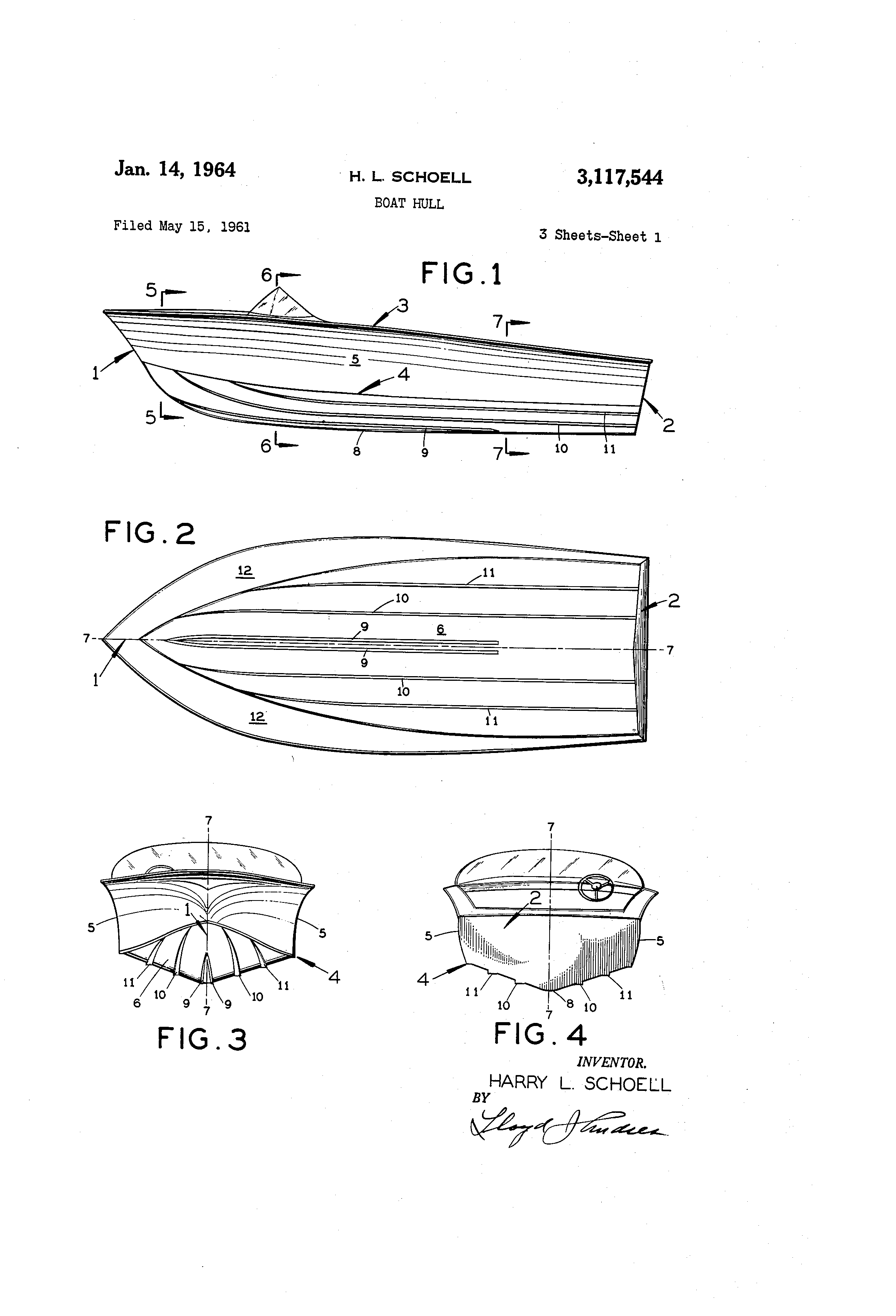 Boat Hull Diagram