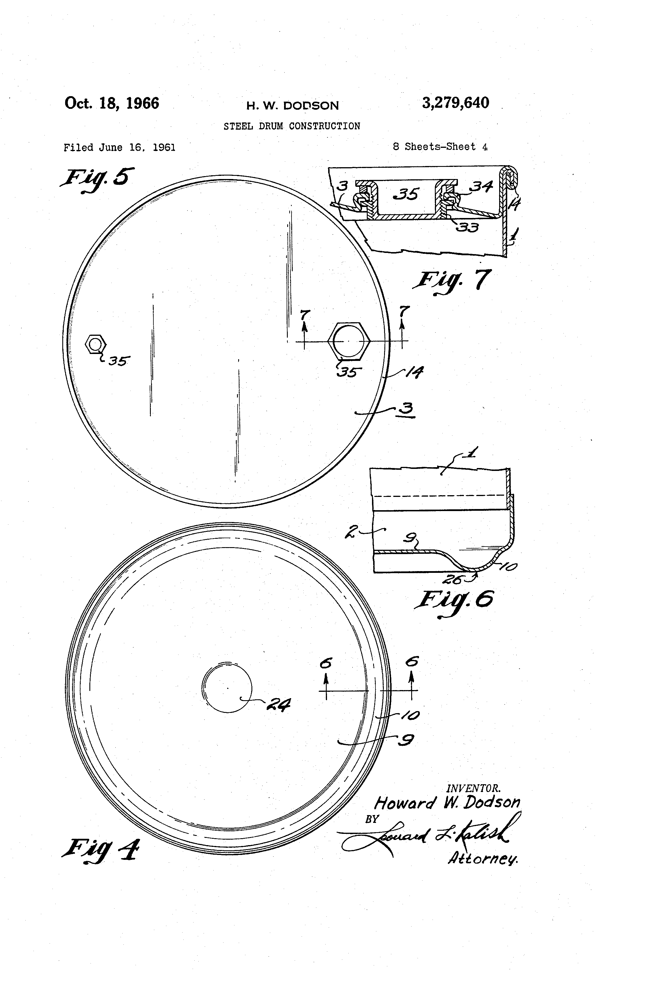 Patent US3279640 Steel drum construction Google Patentsuche