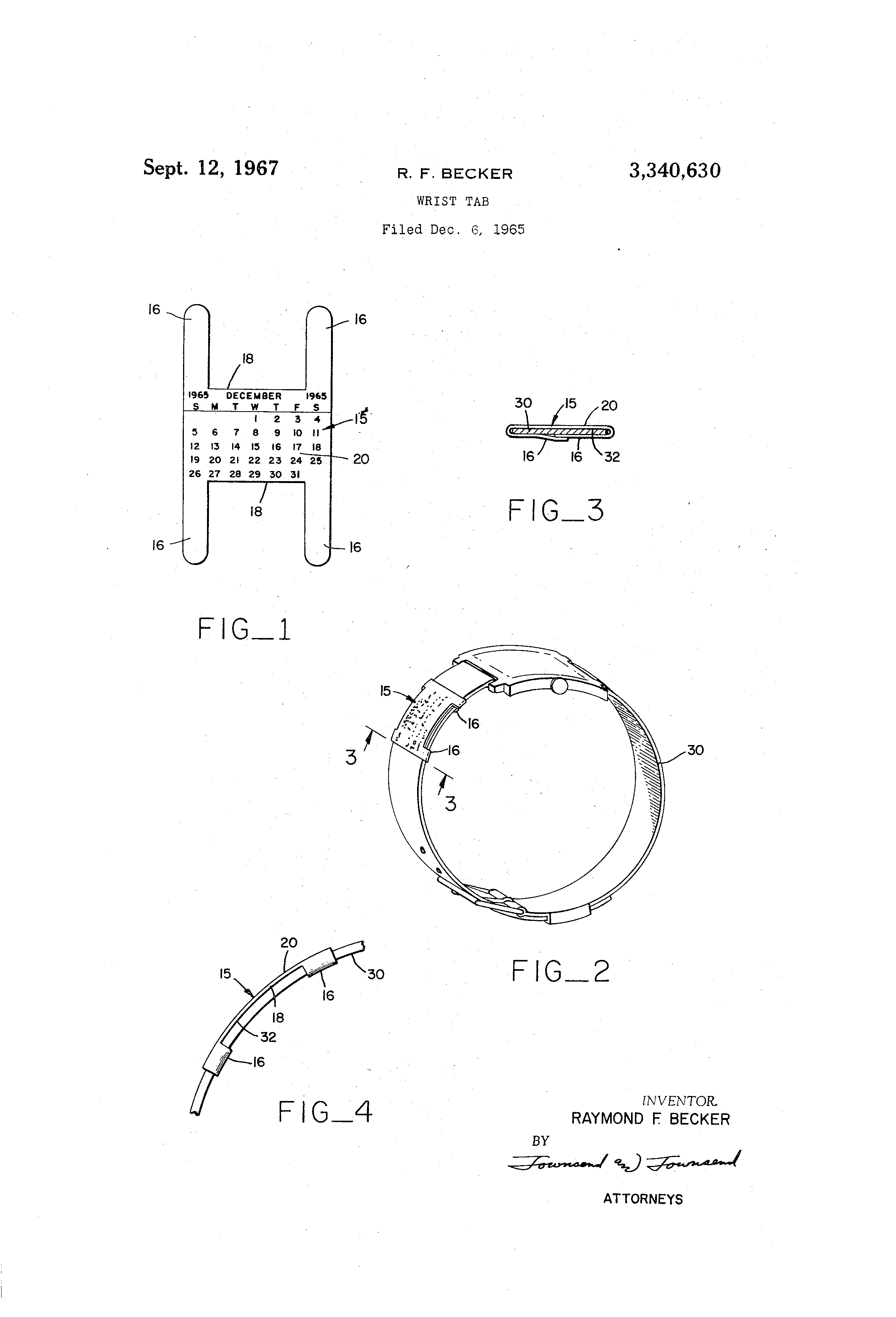 Calendrier pour speed (JB inside) US3340630-0