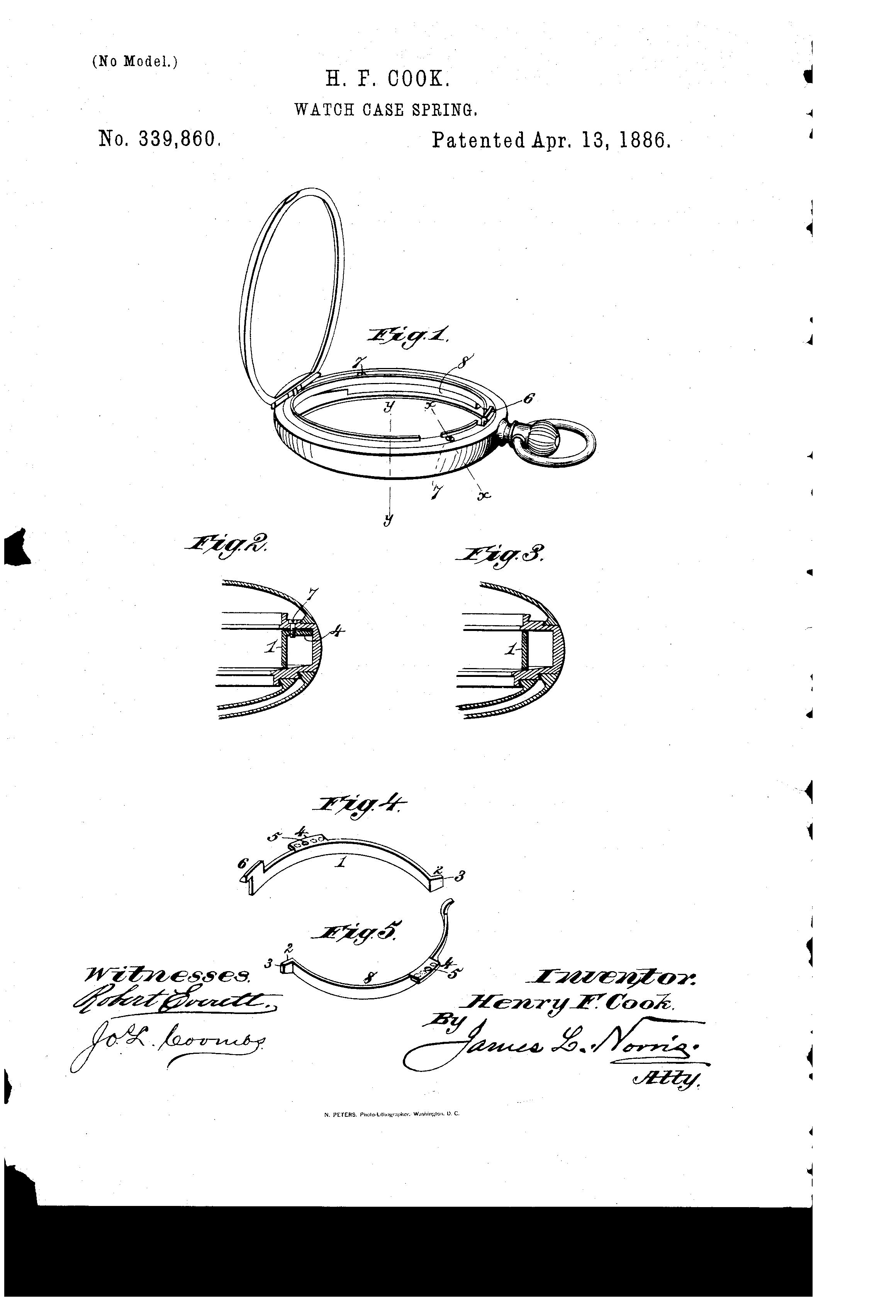 Watch Case Spring