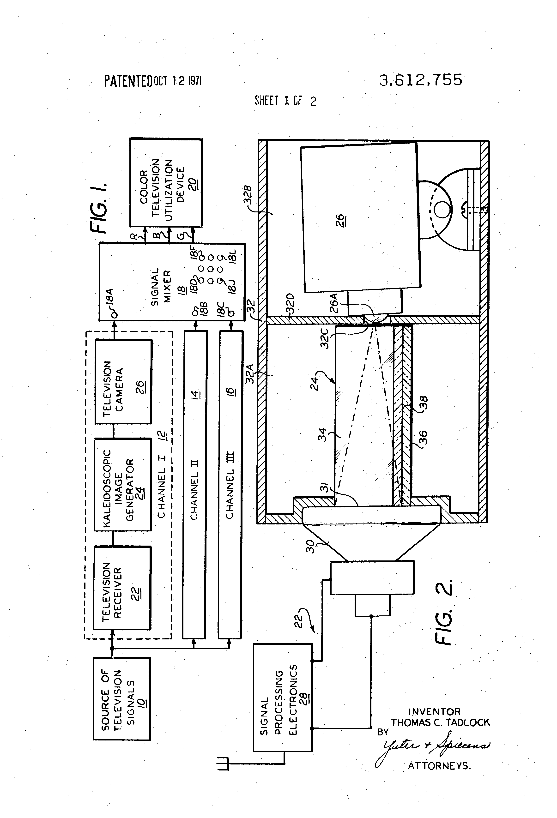 Sketch Pattern Generator | patent us3612755 color pattern generator google patents Sketch Pattern Generator | patent us3612755 color pattern generator google patents