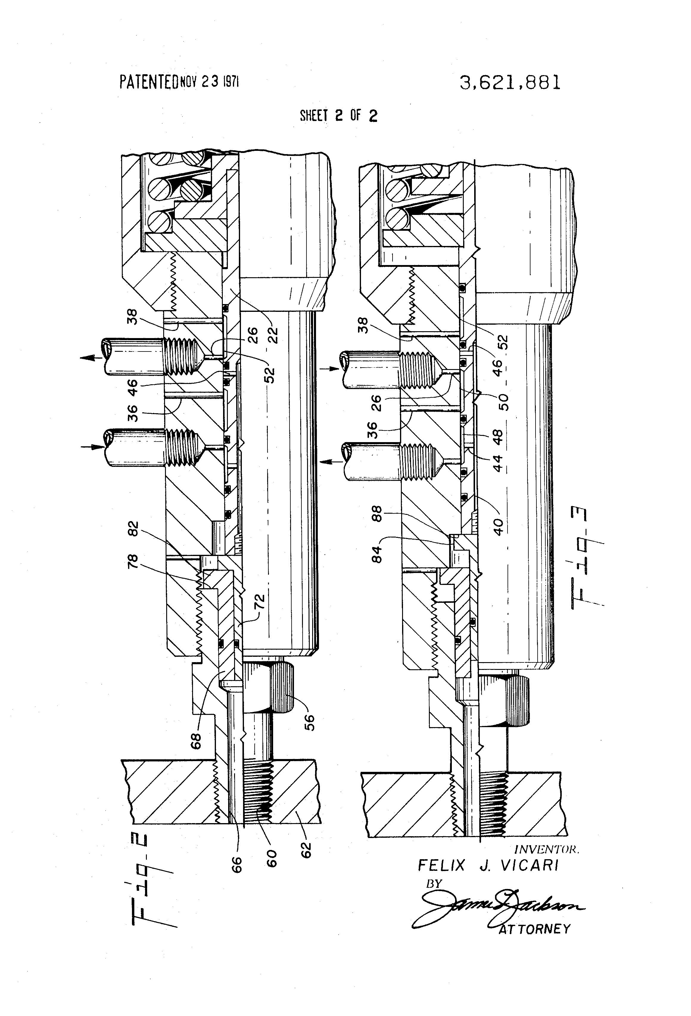 Patent US3621881 Highlow pressure pilot valve mechanism Google