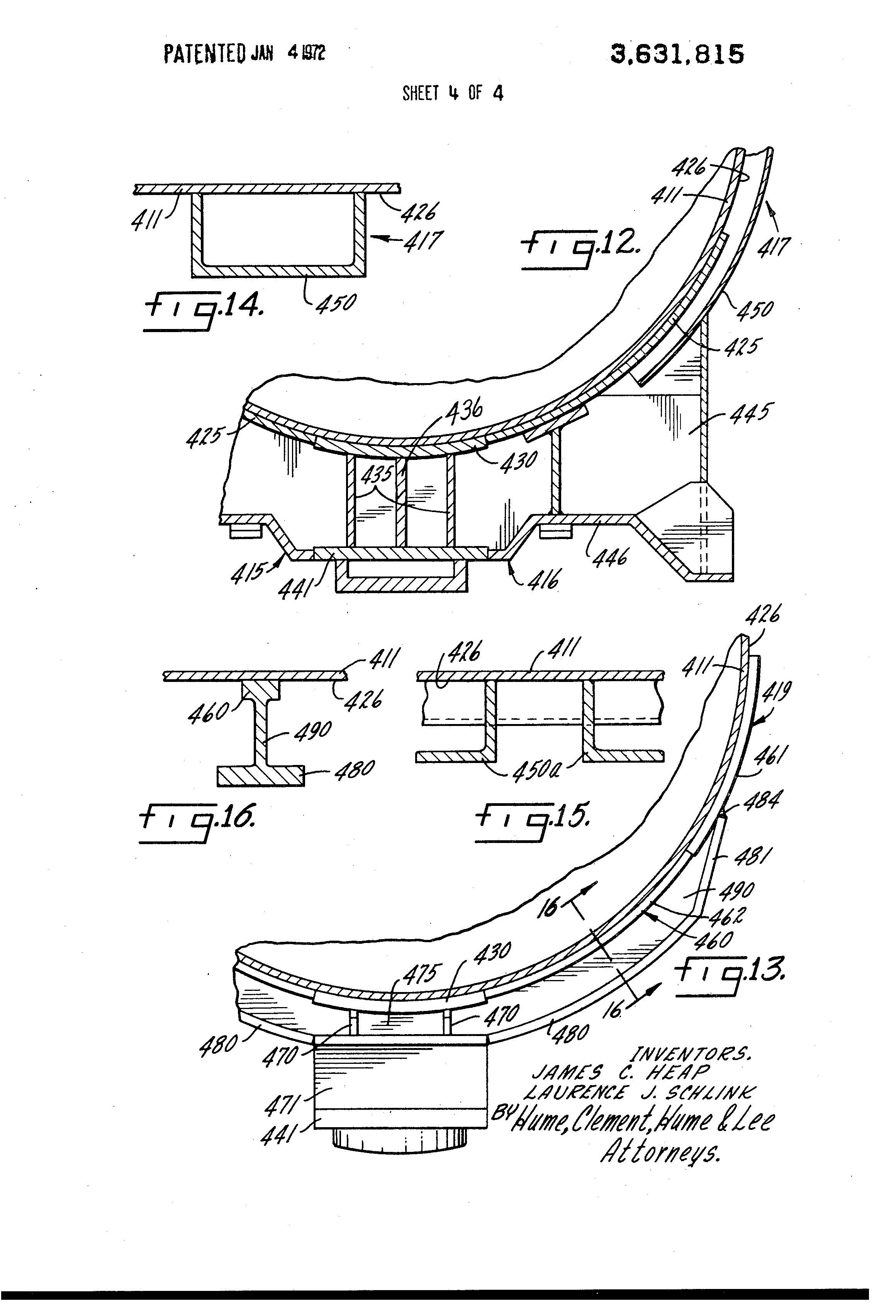 Patent US3631815 Railway tank car bolster Google Patents