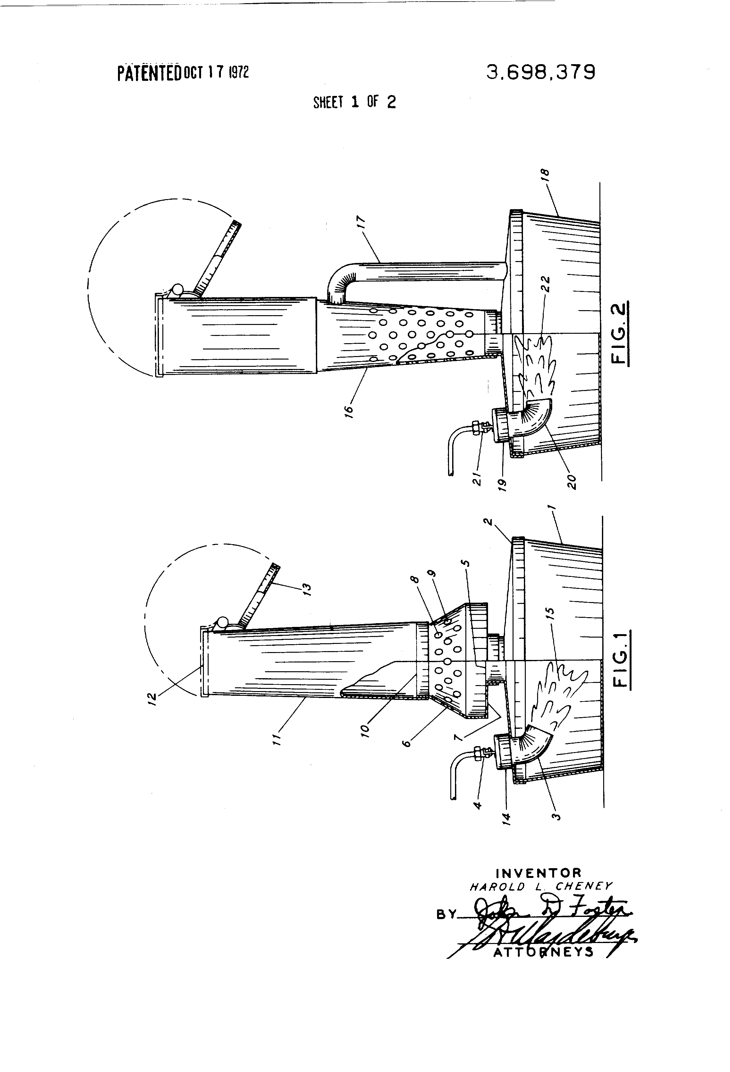 Patent US3698379 Orchard Heater Google Patents