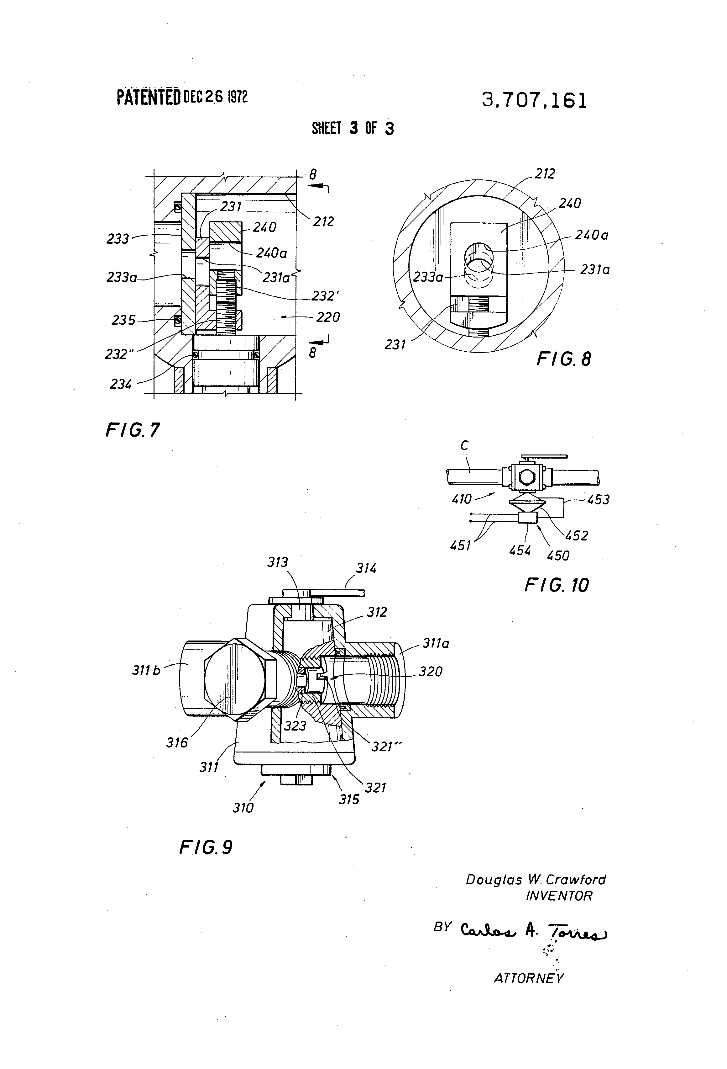 Patent US3707161 - Variable choke valve - Google Patents