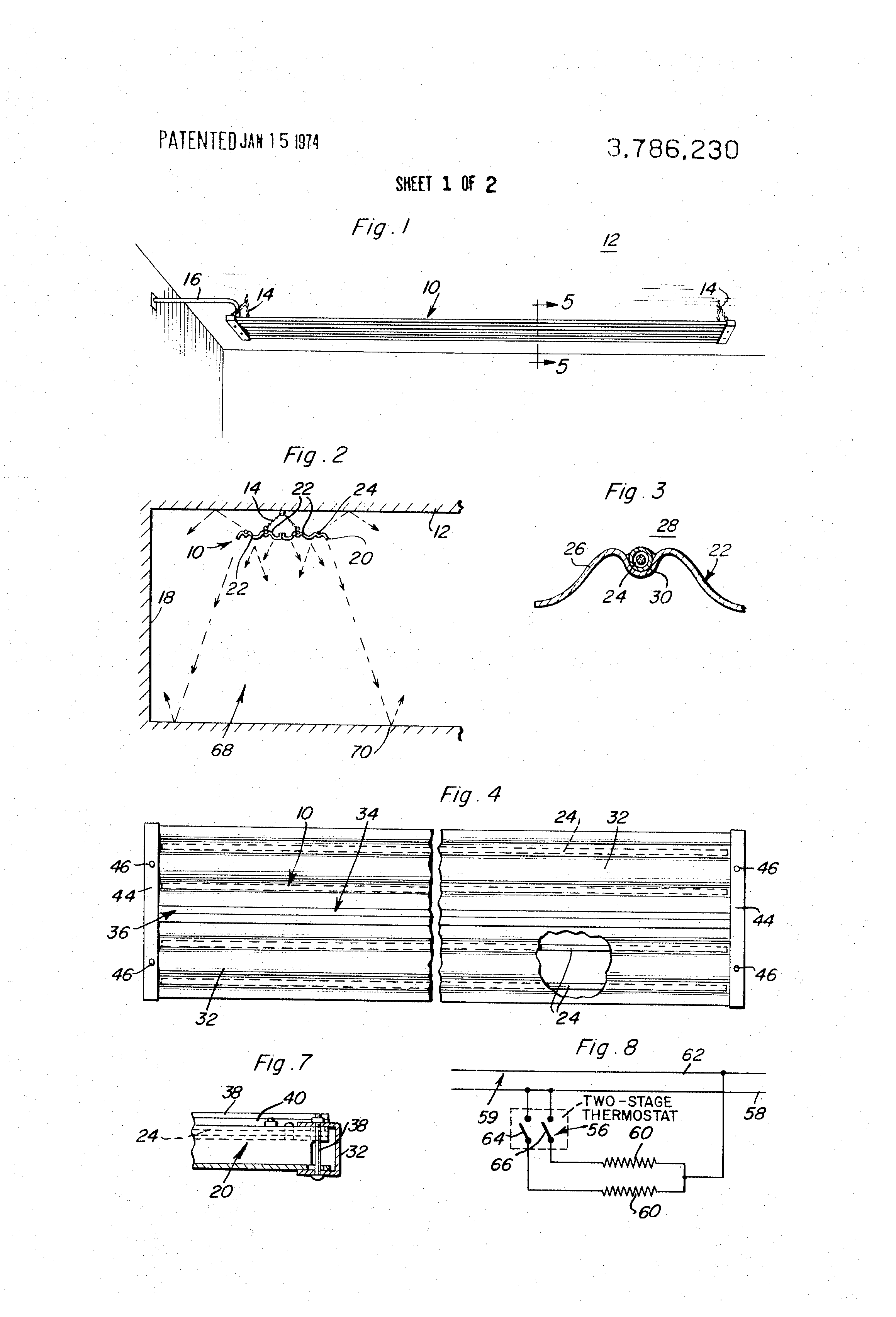 patent us3786230 radiant heater google patents