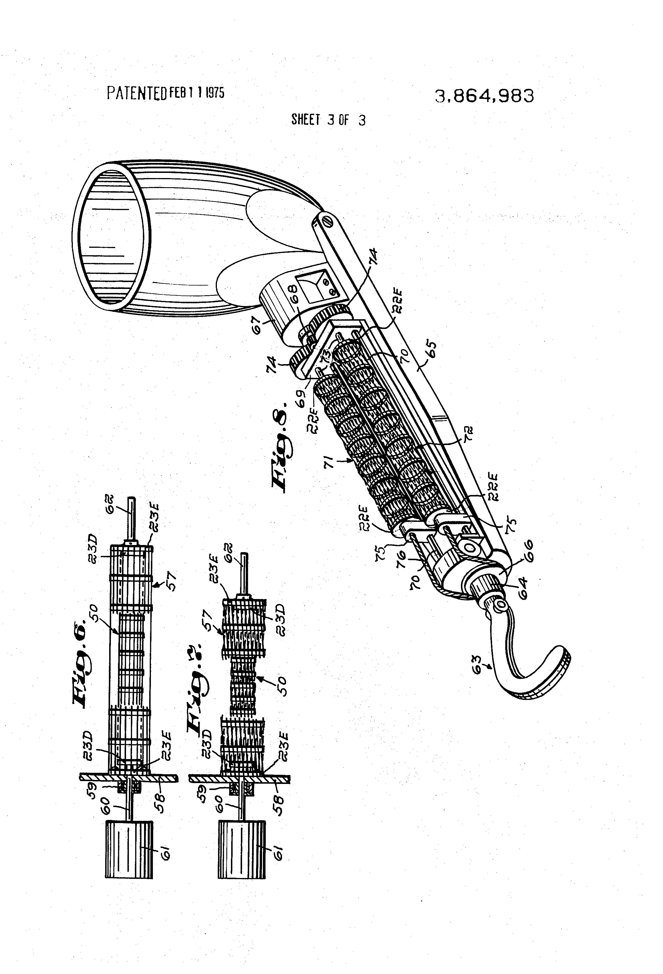Patent US3864983 Rotary to linear And Linear to rotary Motion
