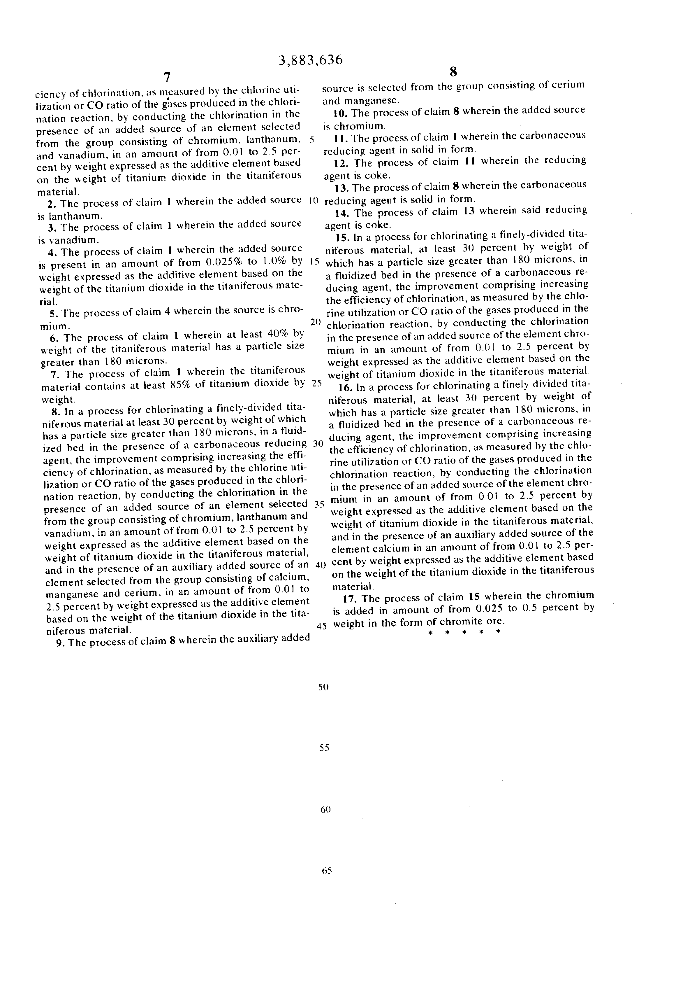 chlorination process