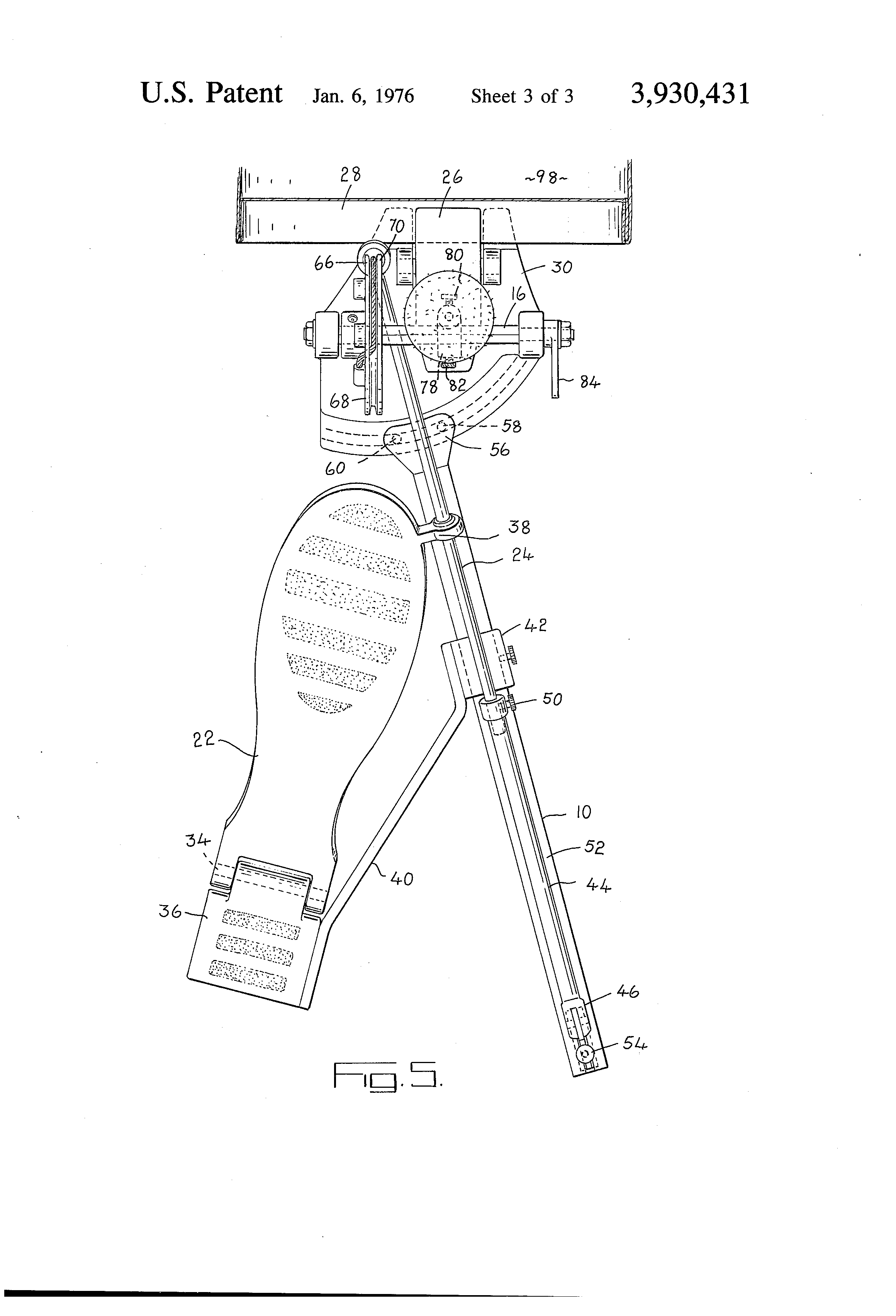 Patent US3930431 Mechanism for operating a bass drum Google Patents