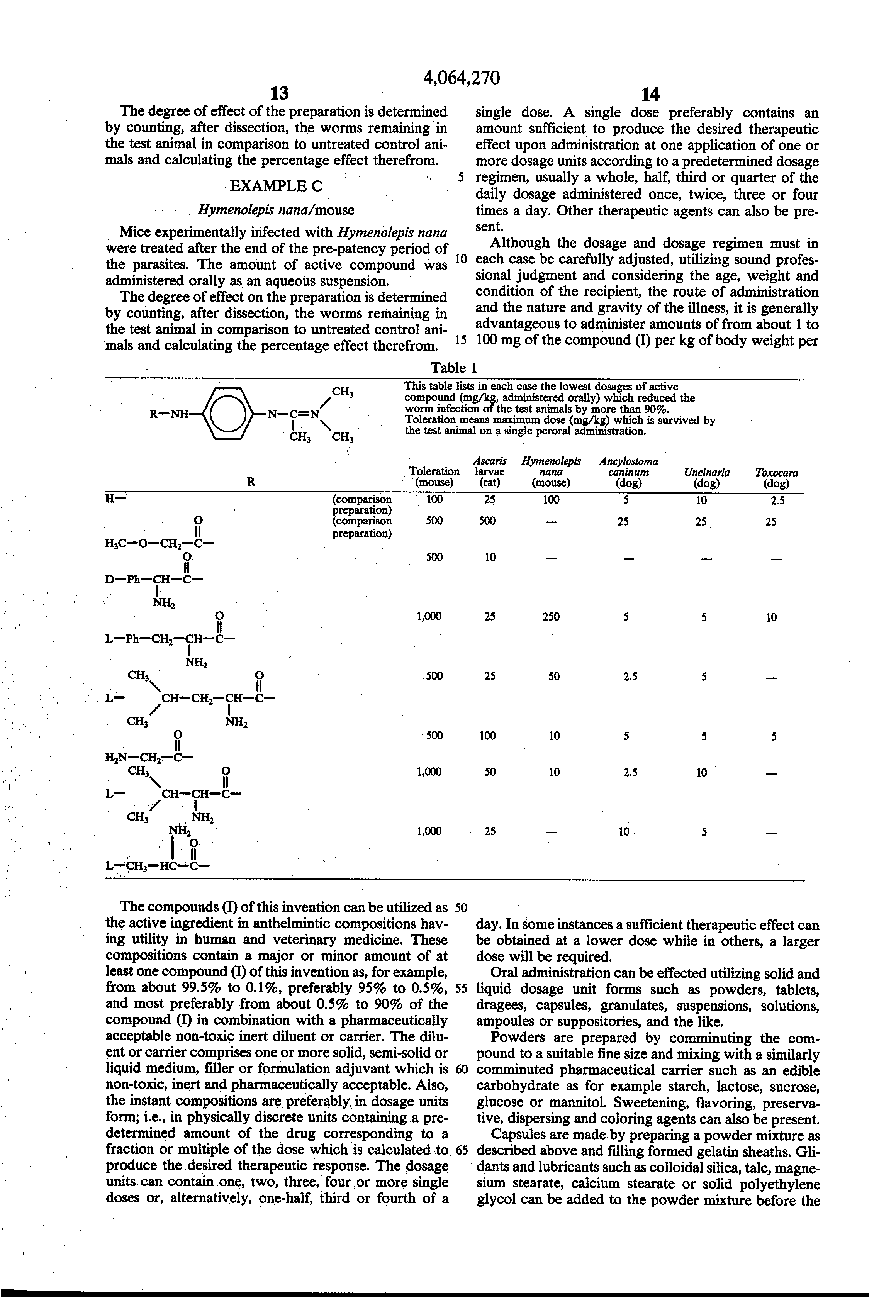 n-(aminoacylaminophenyl) acetamidines