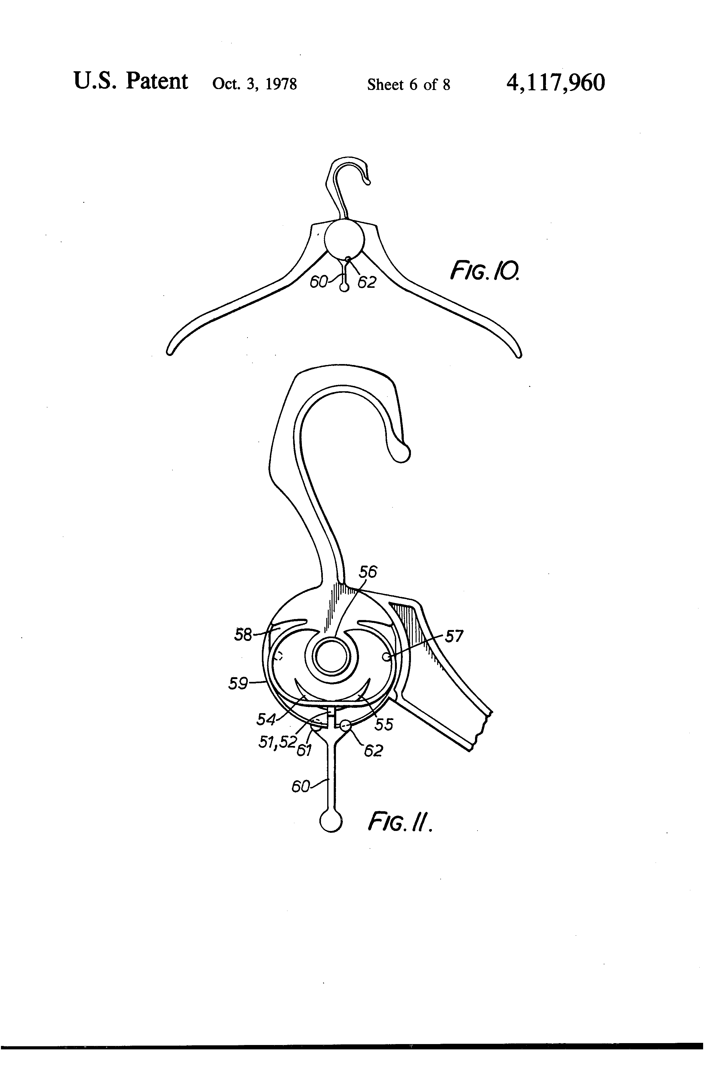 Patent US4117960 Folding clotheshanger Google Patents