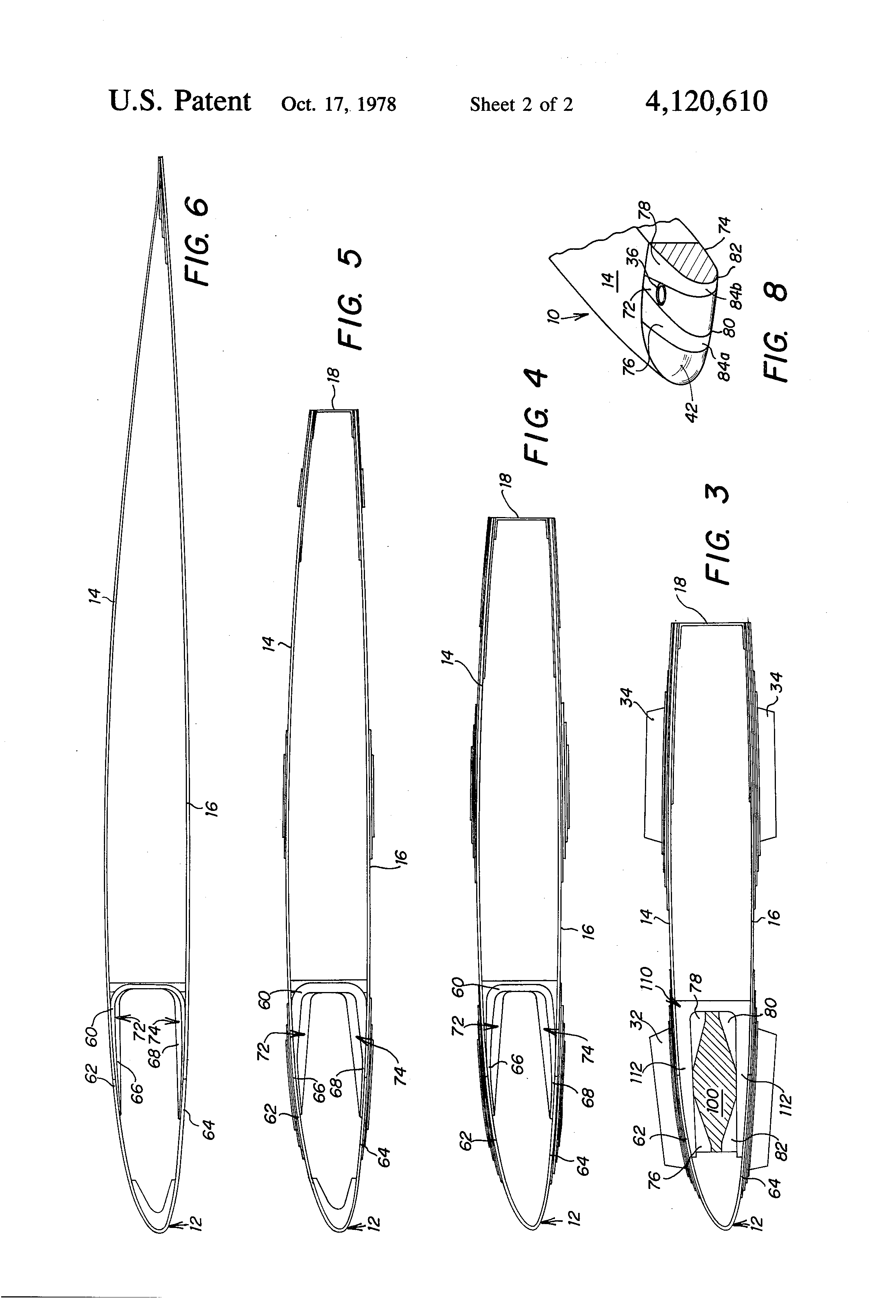 Patent US4120610 Helicopter blade structure Google Patents