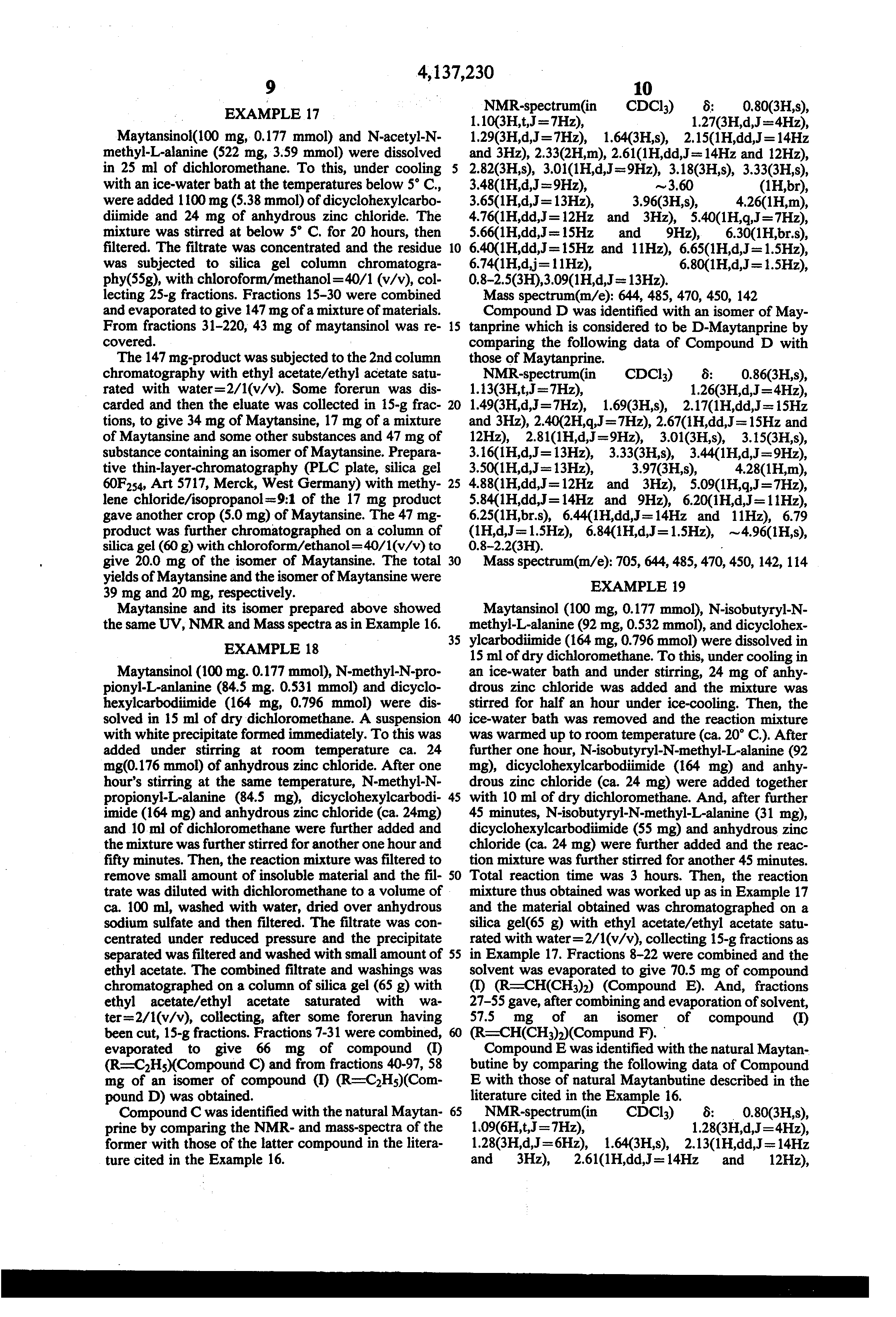 esterification in presence of a carbodiimide