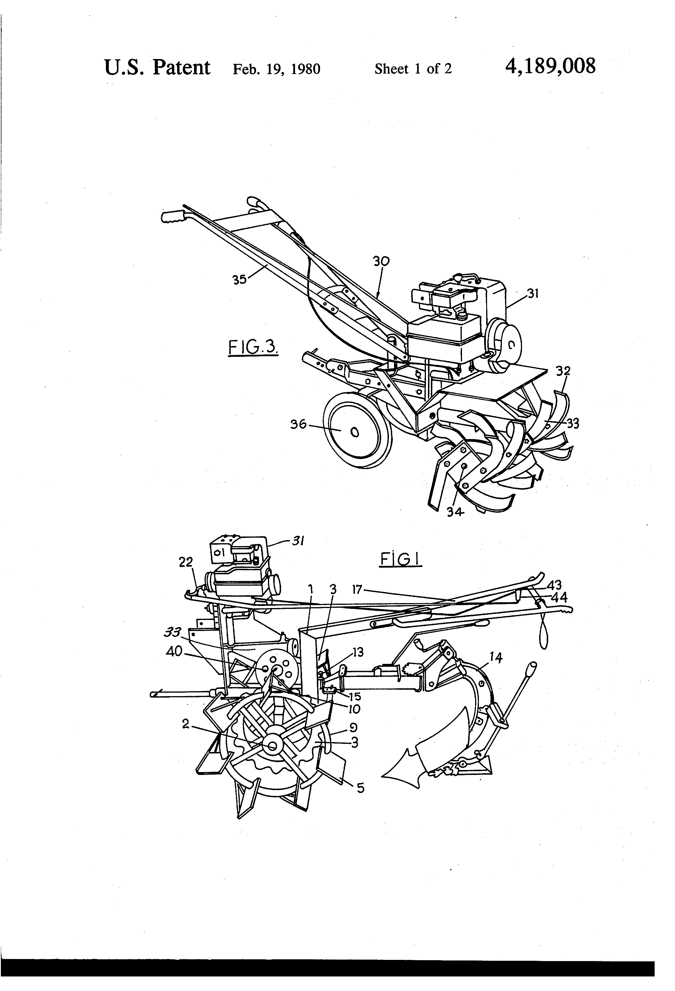 diagram of a hoe patent us4189008 agricultural machine with detachable diagram of a hoe patent us4189008 agricultural machine with detachable
