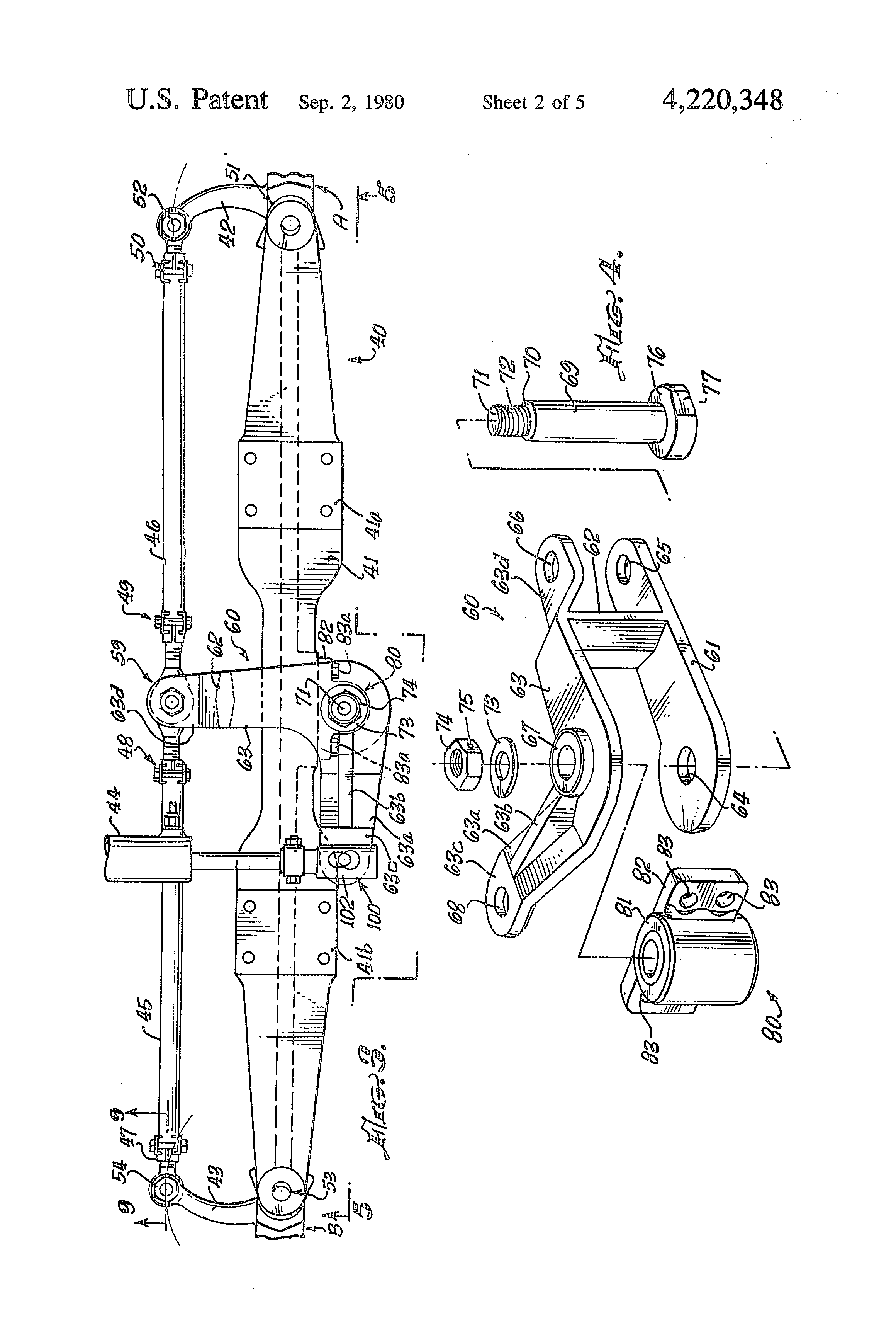 Patent US4220348 Center pivot steering mechanism Google Patents