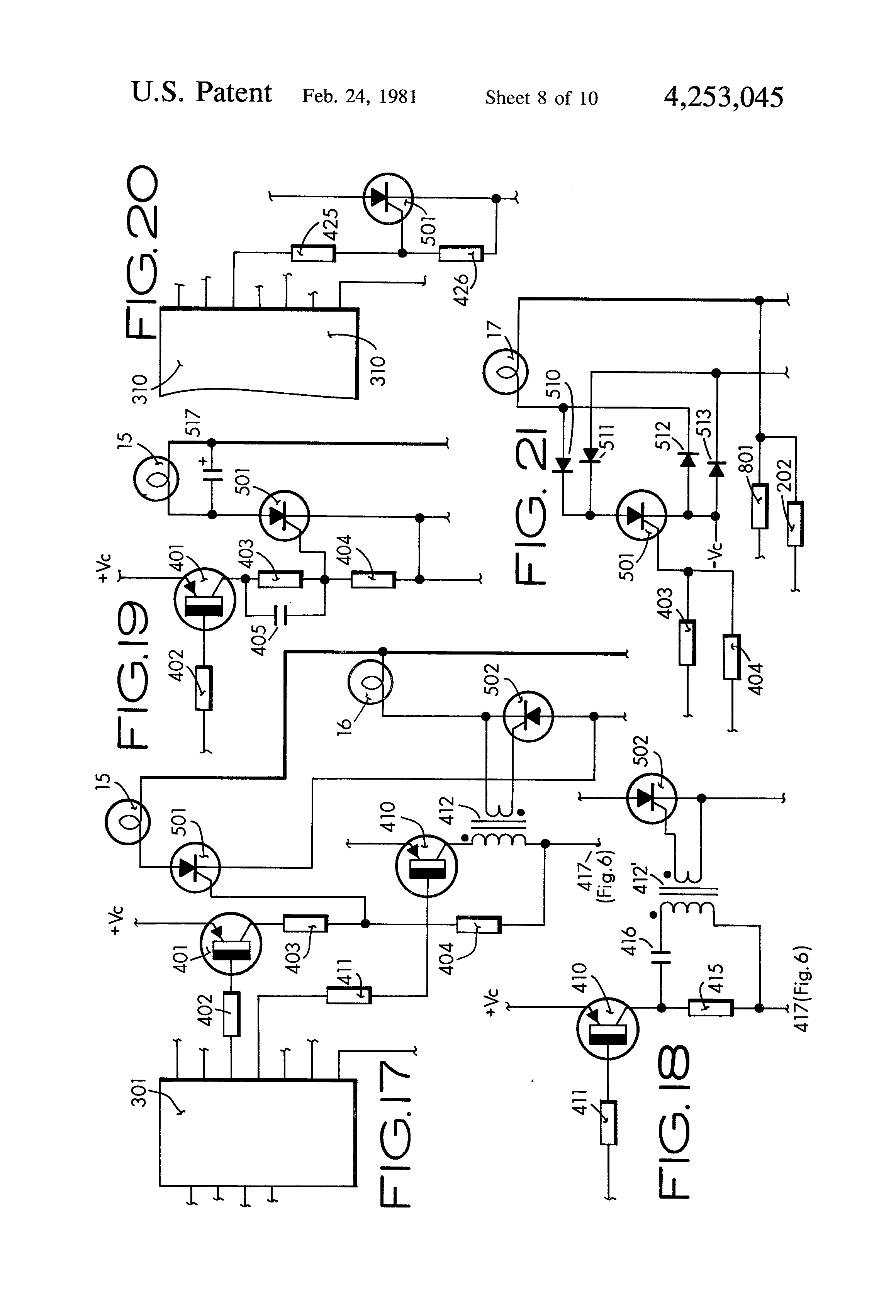 Patent US4253045 - Flickering flame effect electric light controller